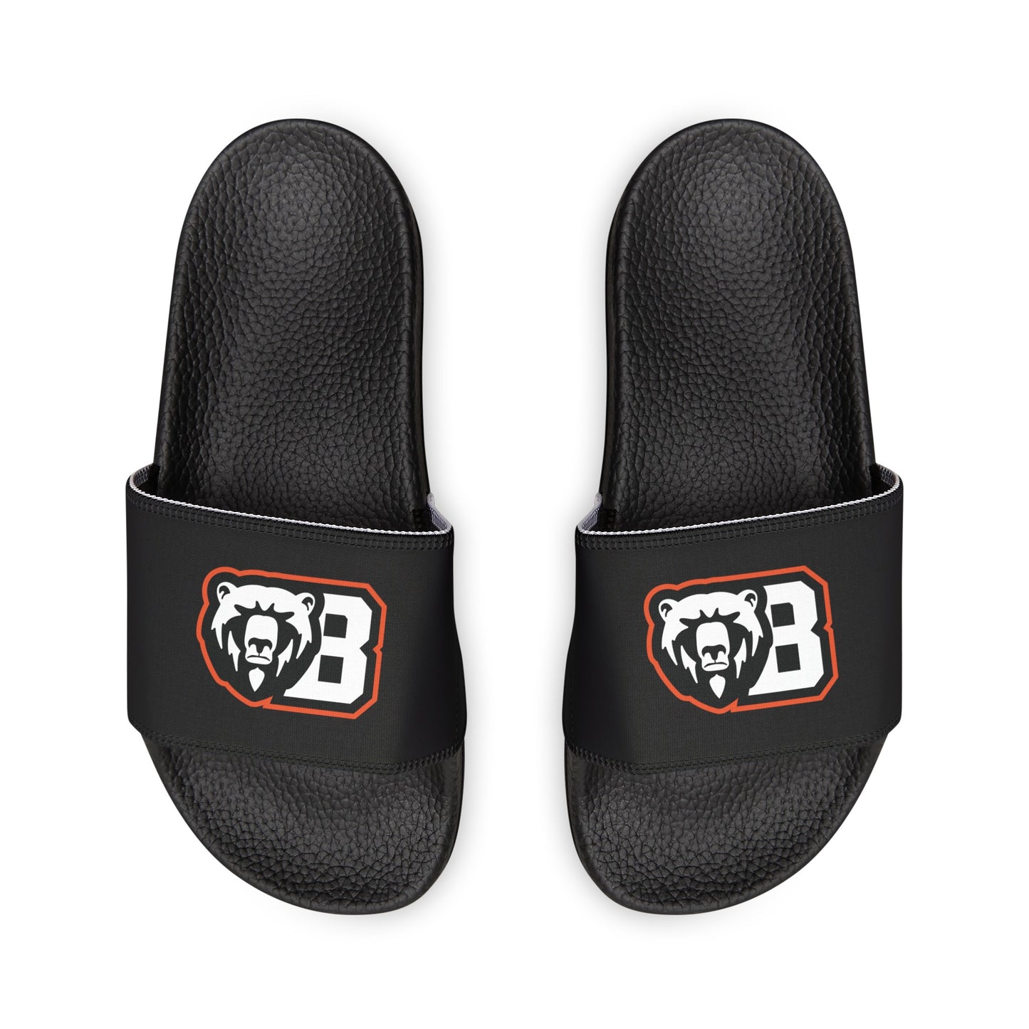 White Bear Lake Football Black Men's Removable-Strap Sandals