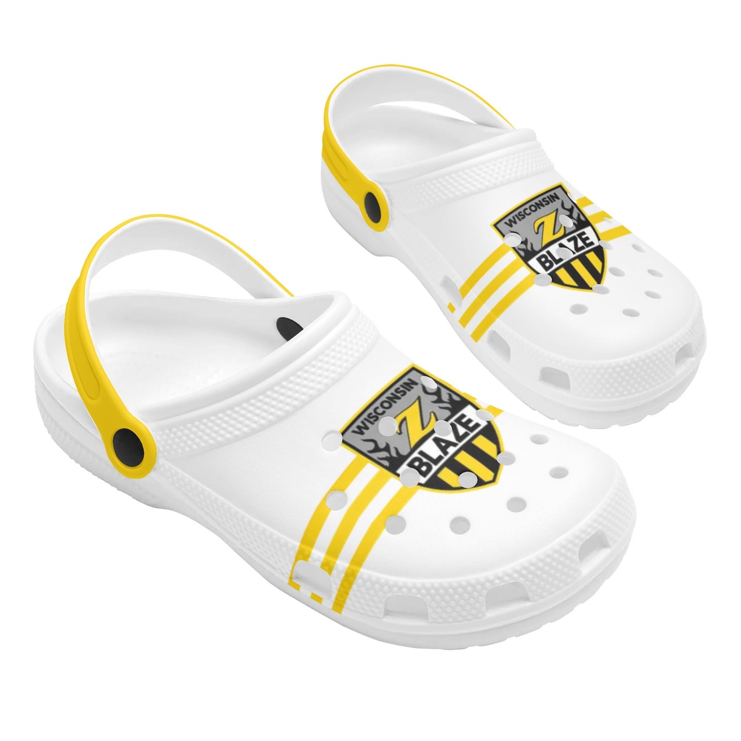 Wisconsin Blaze Hockey Men's Classic Clog Sandals