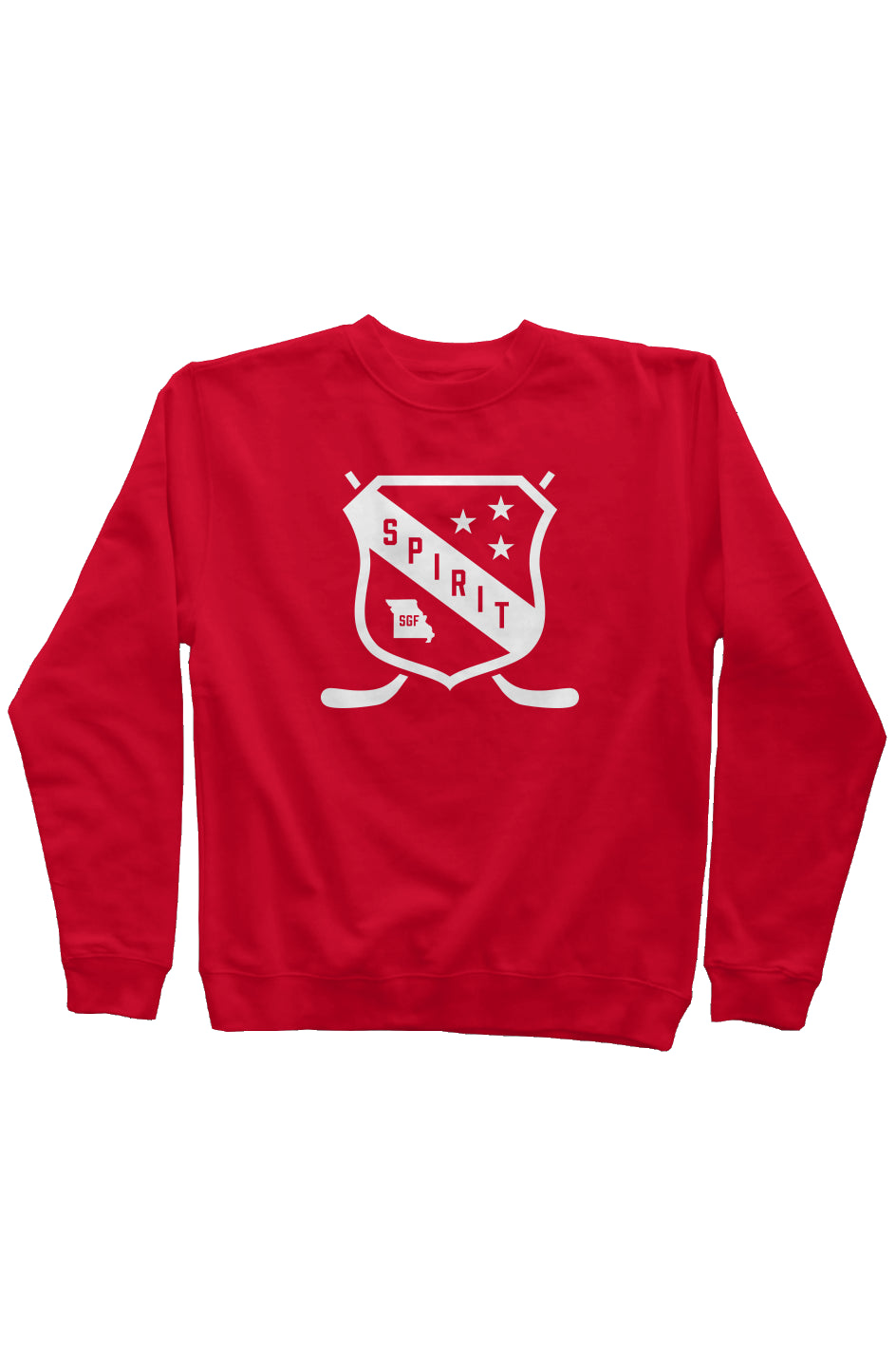 Springfield Spirit Hockey Adult Crewneck Sweatshirt