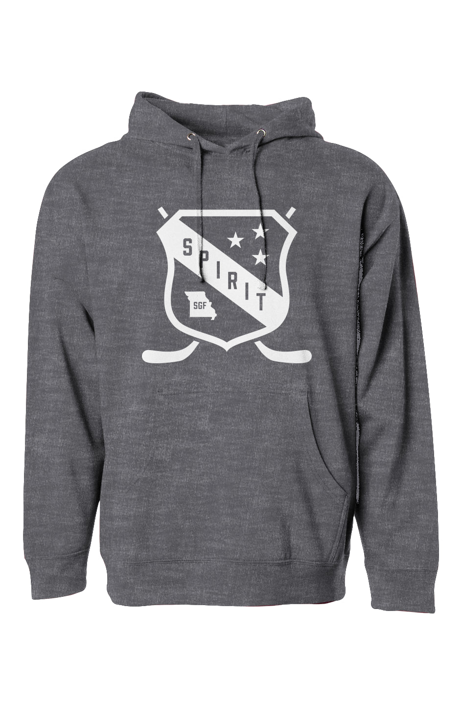 Springfield Spirit Hockey Shield Adult Hoodie