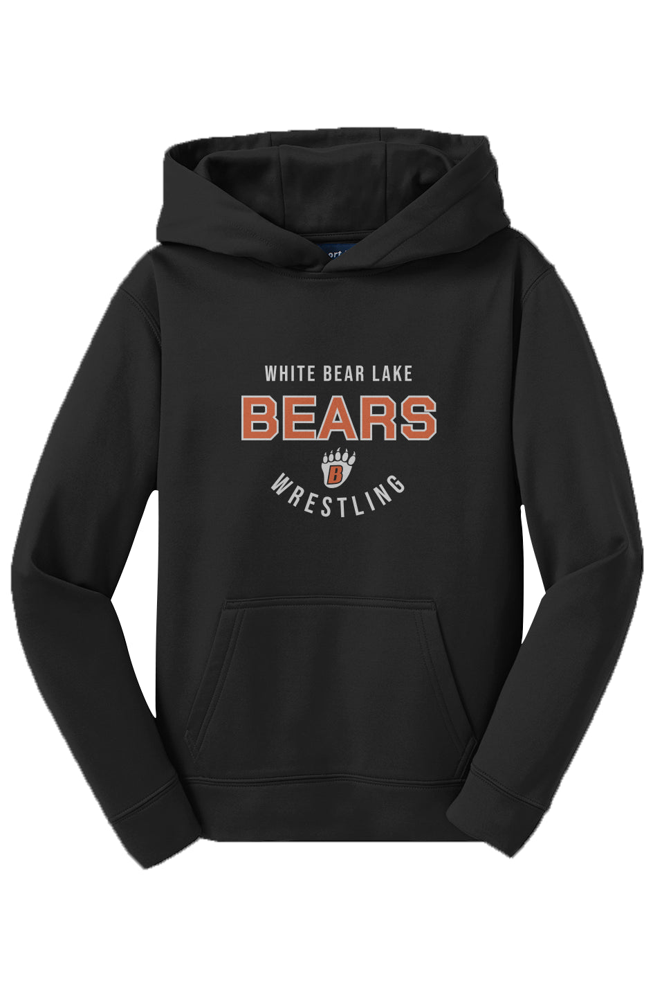 White Bear Lake Wrestling Fleece Hooded Pullover