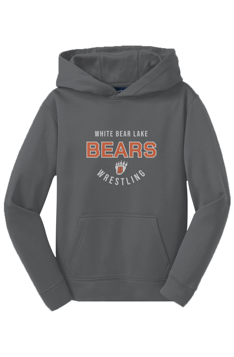 White Bear Lake Wrestling Fleece Hooded Pullover