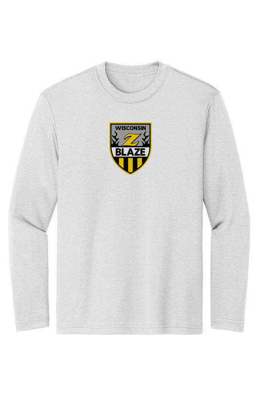 Wisconsin Blaze AAA Youth Sport-Tek Long Sleeve Tee