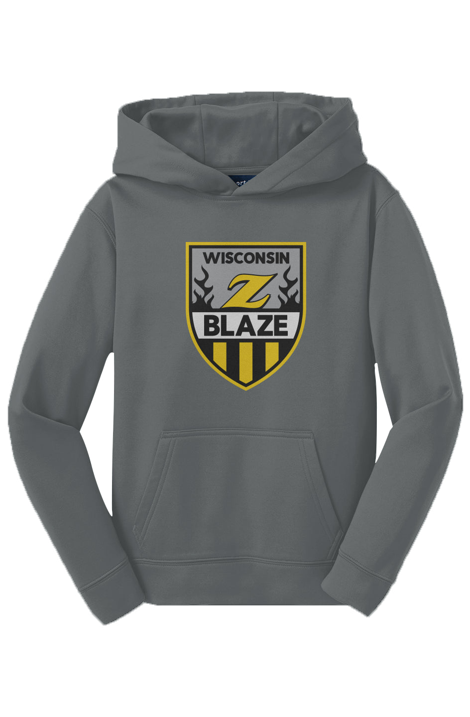 Wisconsin Blaze AAA Youth Sport-Tek Fleece Hoodie