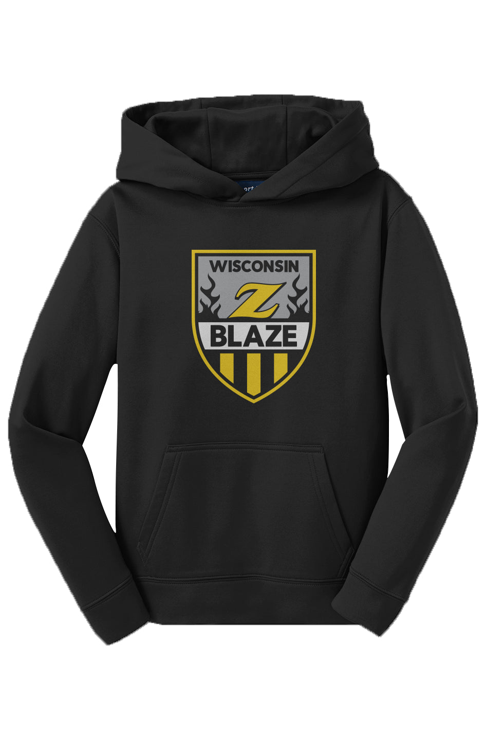 Wisconsin Blaze AAA Youth Sport-Tek Fleece Hoodie