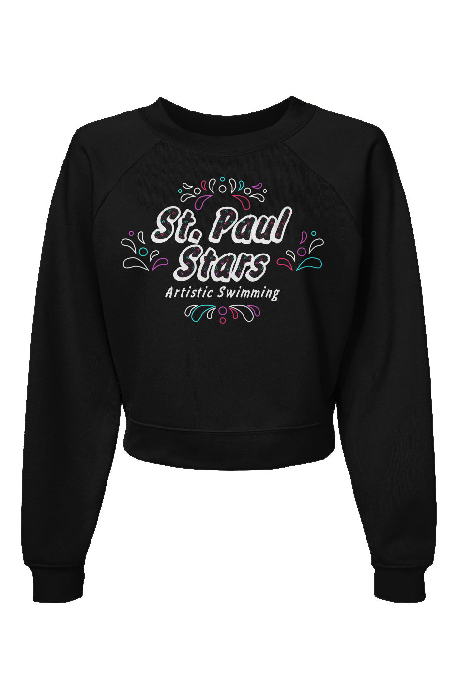 St. Paul Stars Women's Senior's Raglan Pullover Fleece Sweatshirt