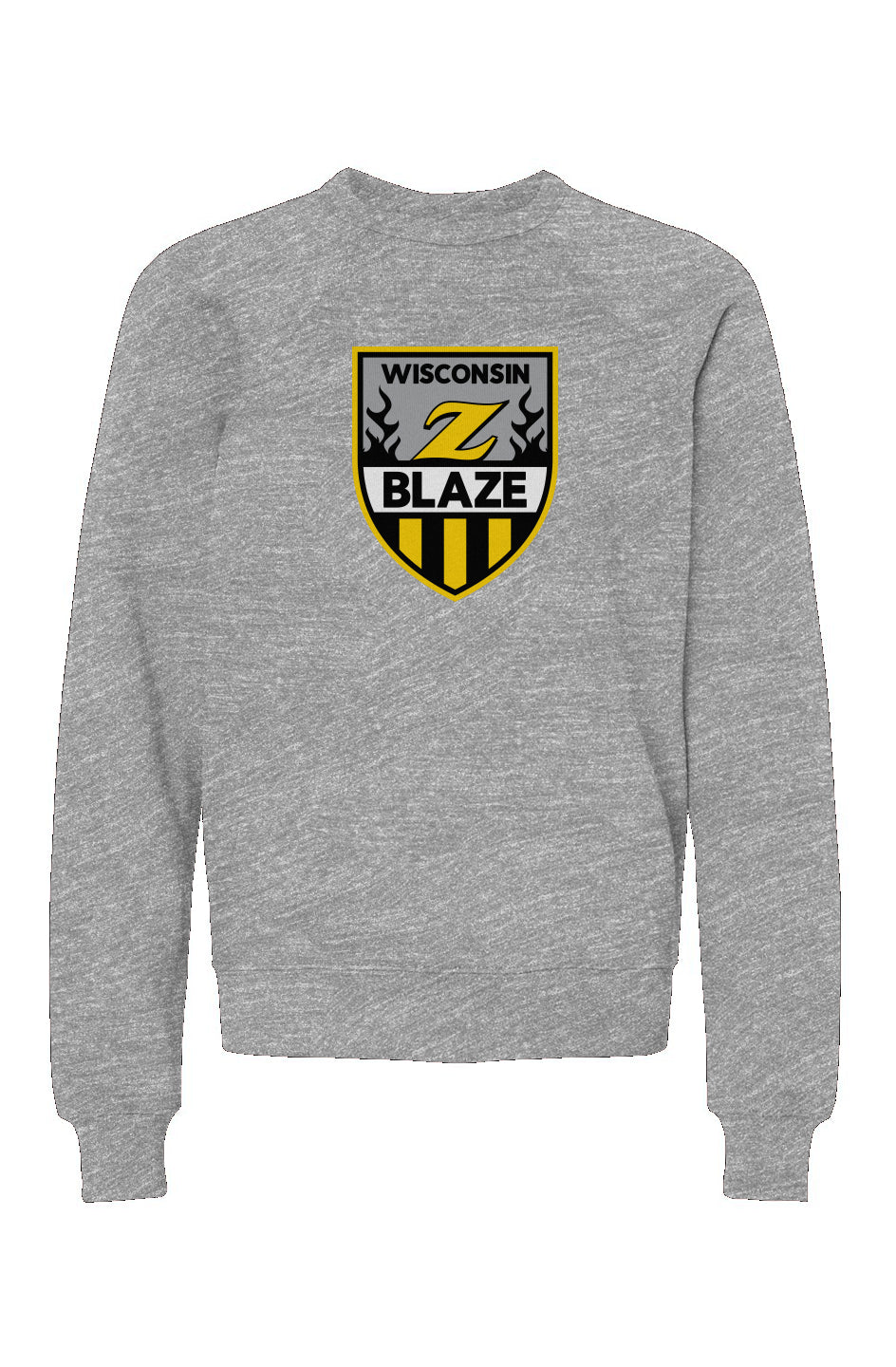Wisconsin Blaze Hockey Youth Crewneck Sweatshirt