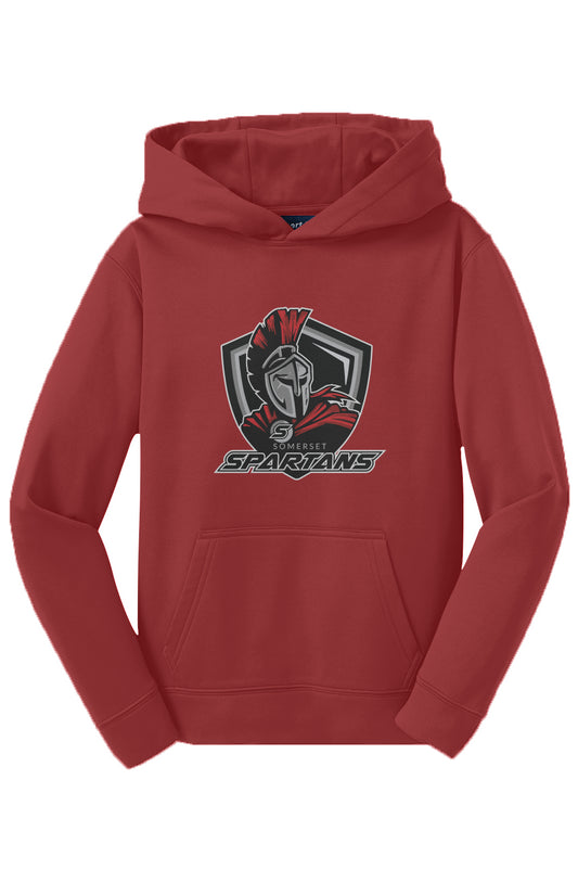 Somerset Baseball Sport-Tek Youth Fleece Hooded Pullover