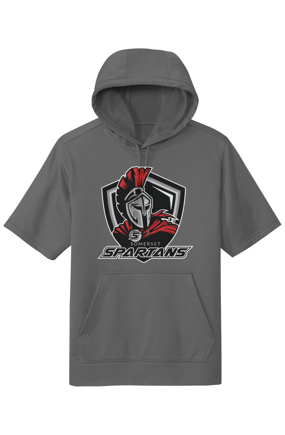 Somerset Baseball Sport-Tek Adult Sport Wick Short Sleeve Hoodie