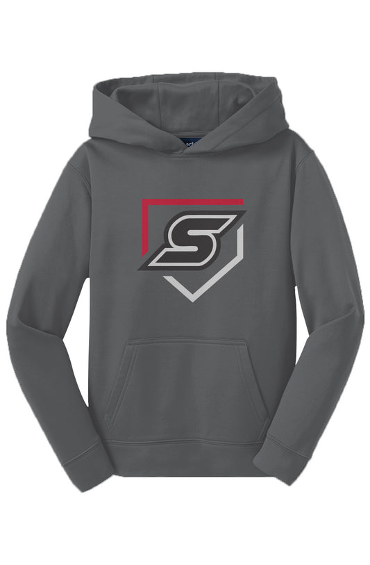 Somerset Baseball Sport-Tek Youth Fleece Hooded Pullover