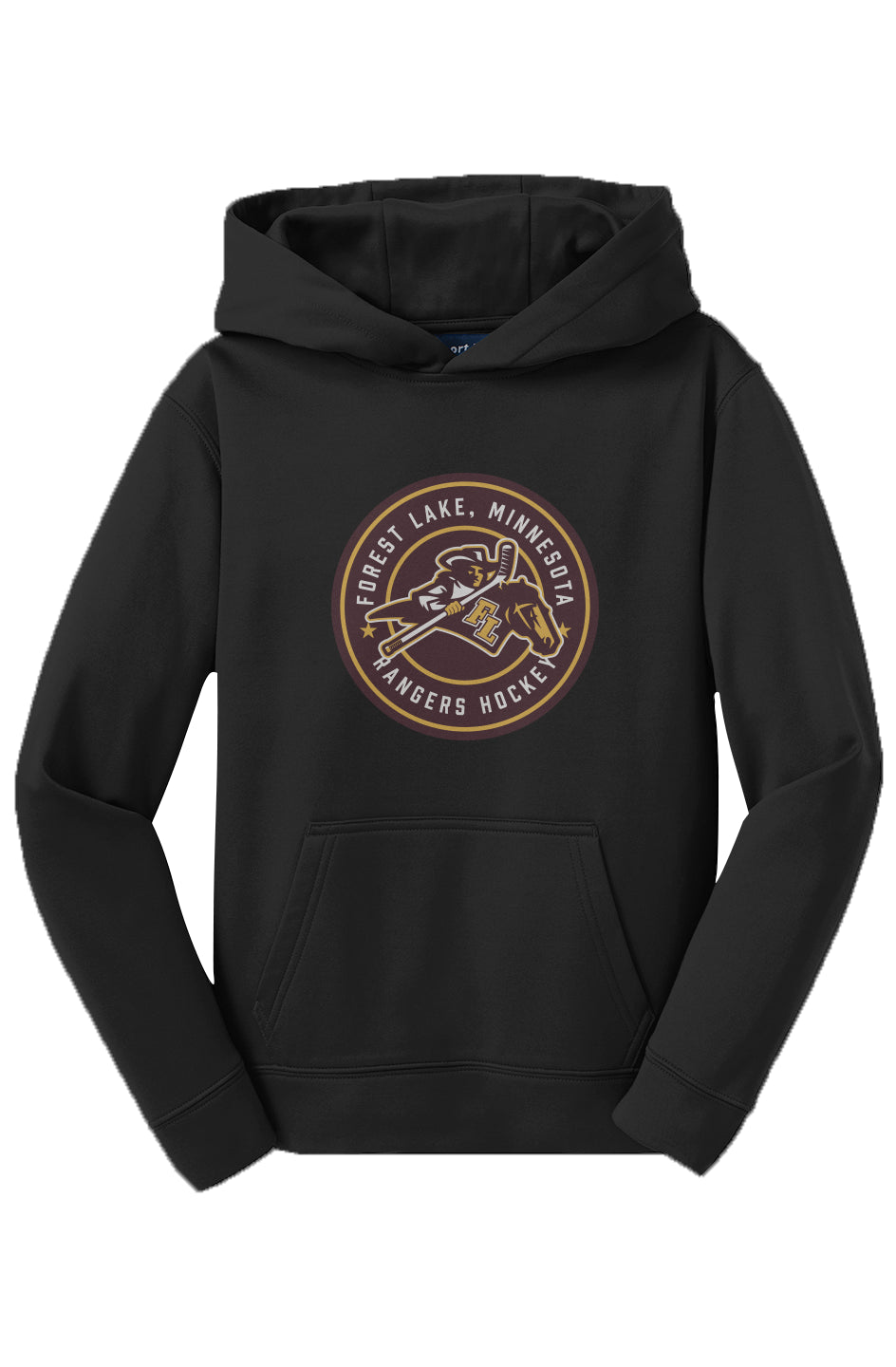 Forest Lake Hockey Male Youth Sport-Tek Fleece Hooded Pullover
