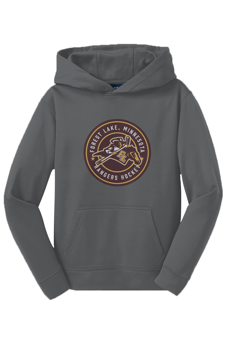 Forest Lake Hockey Male Youth Sport-Tek Fleece Hooded Pullover