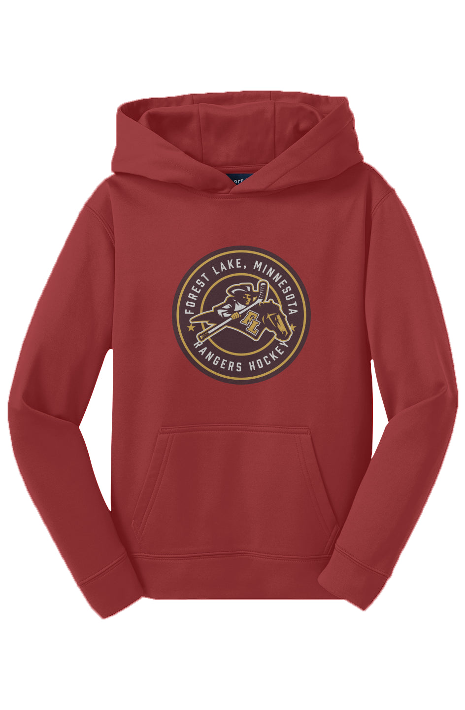 Forest Lake Hockey Male Youth Sport-Tek Fleece Hooded Pullover
