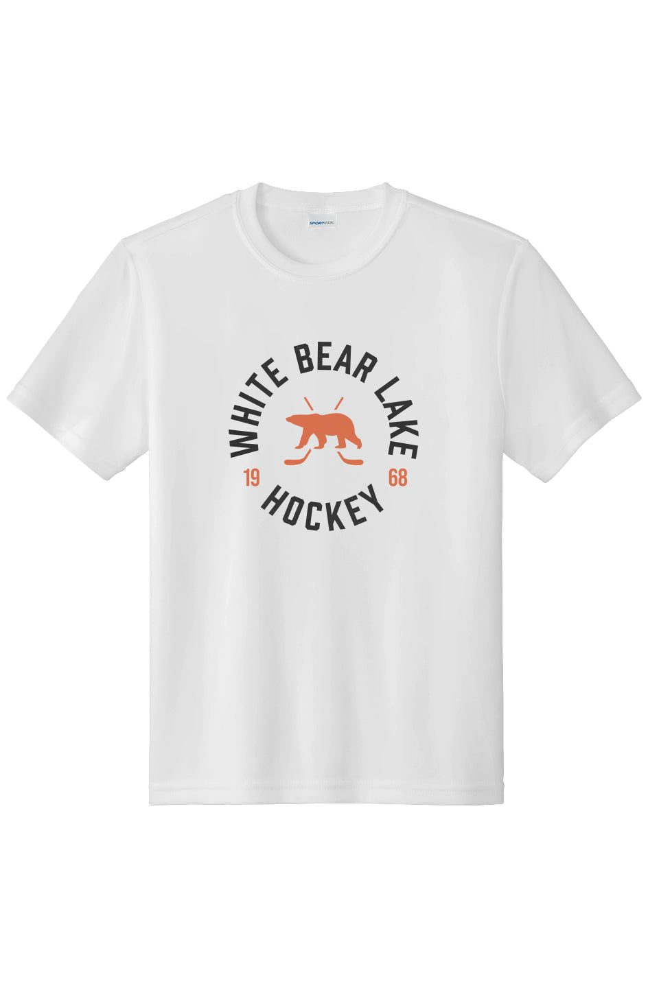 White Bear Lake Hockey '68 Youth Sport-Tek Competitor Tee