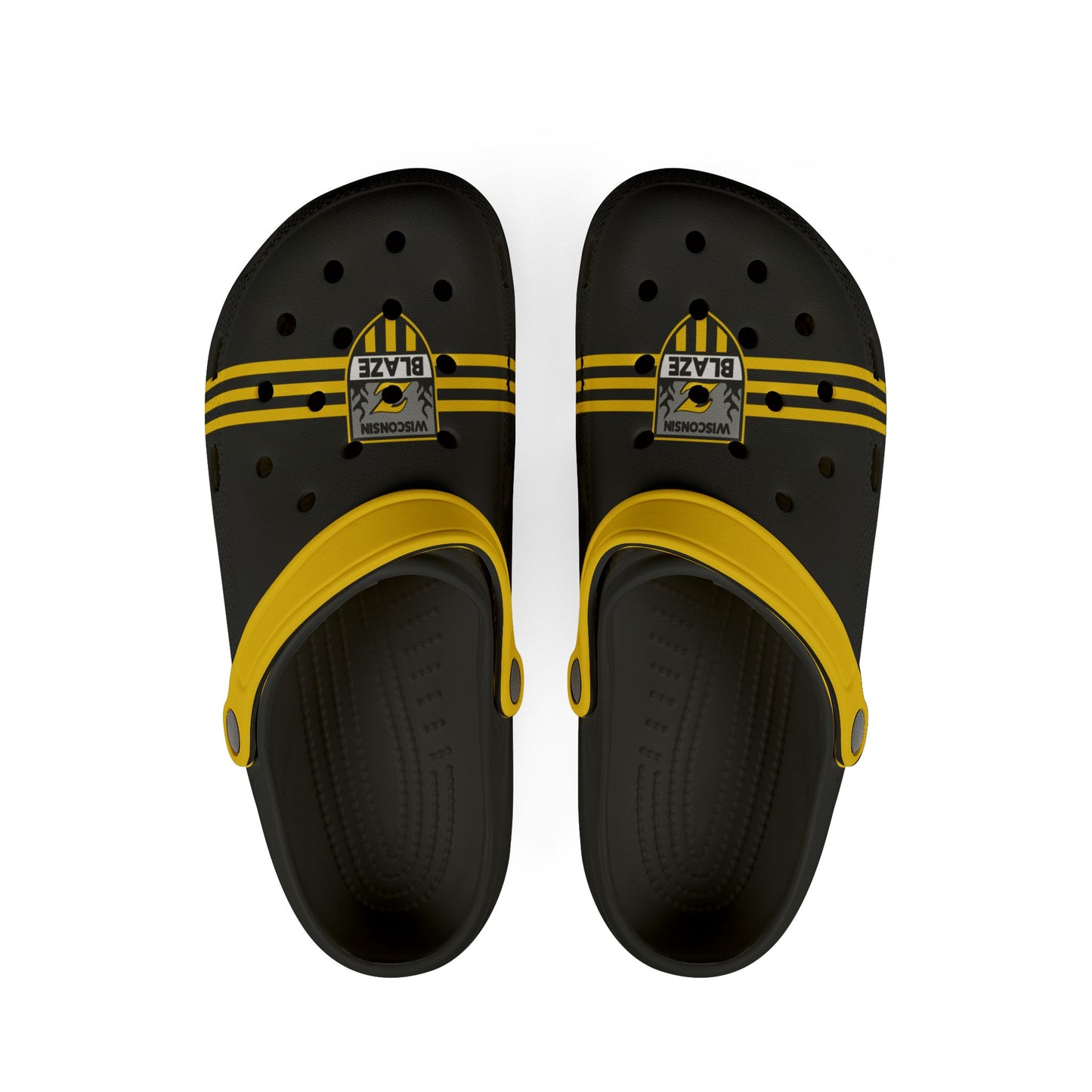 Wisconsin Blaze Hockey Adult Clogs