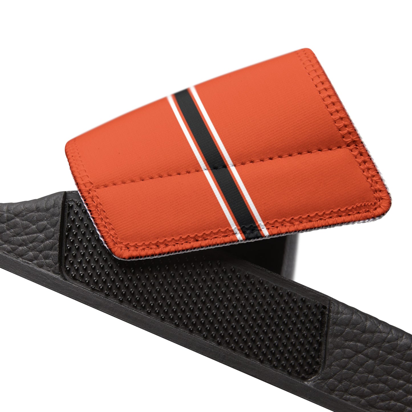 White Bear Lake Football Orange Youth Removable-Strap Sandals