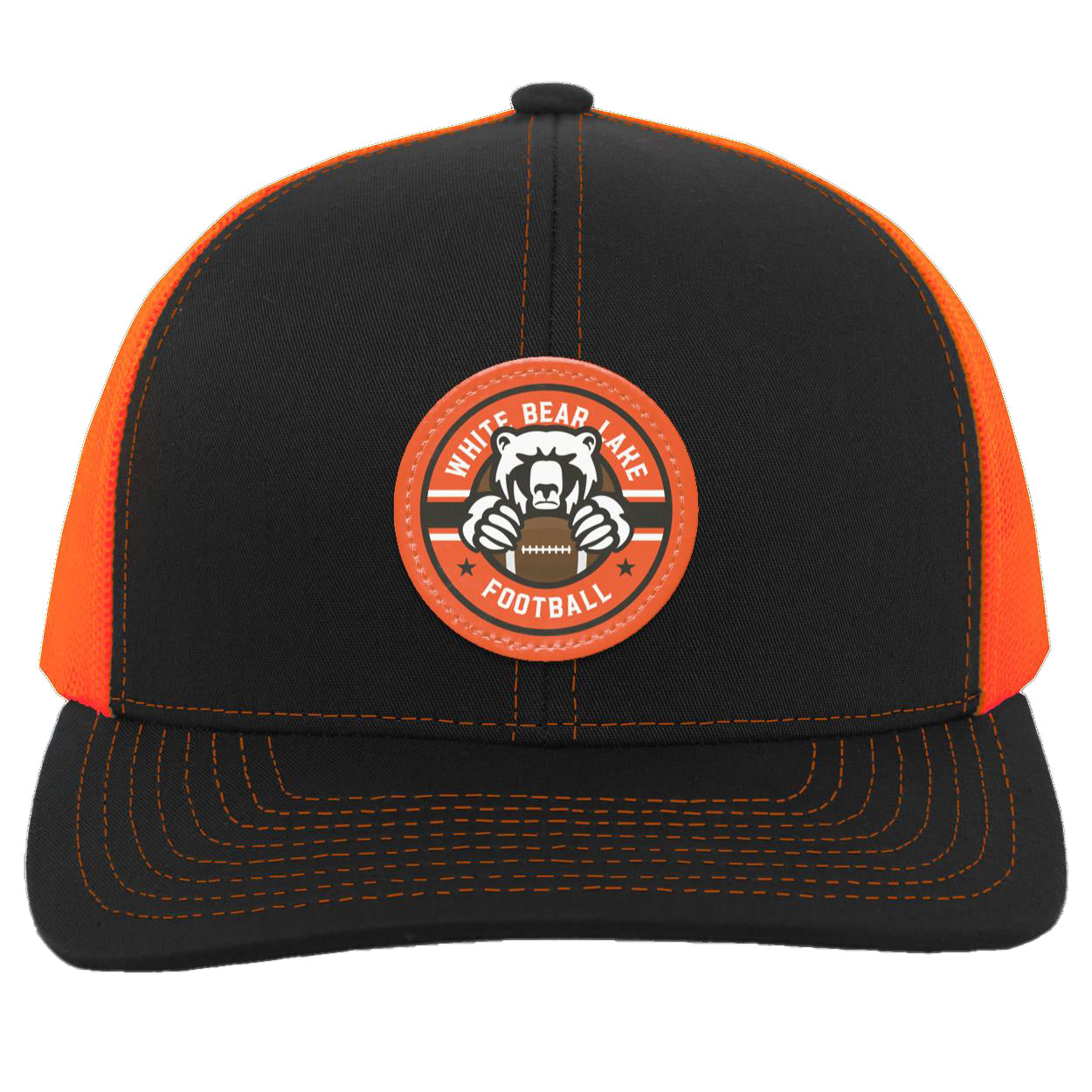 White Bear Lake Football Snapback Trucker Patch Hat