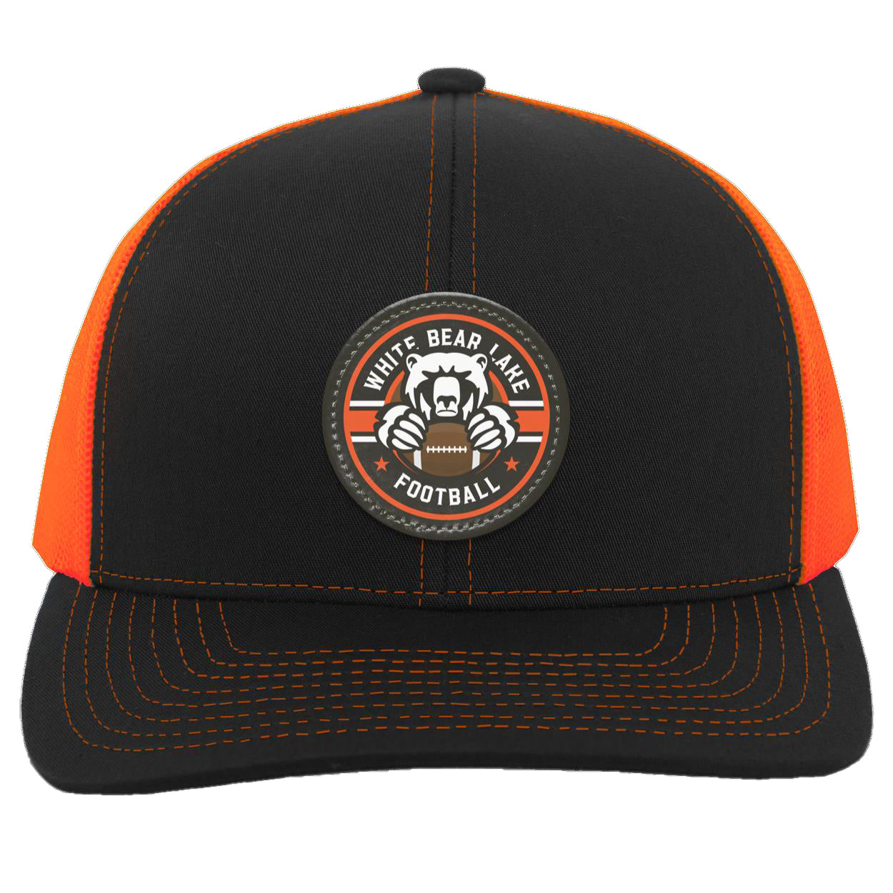 White Bear Lake Football Snapback Trucker Patch Hat