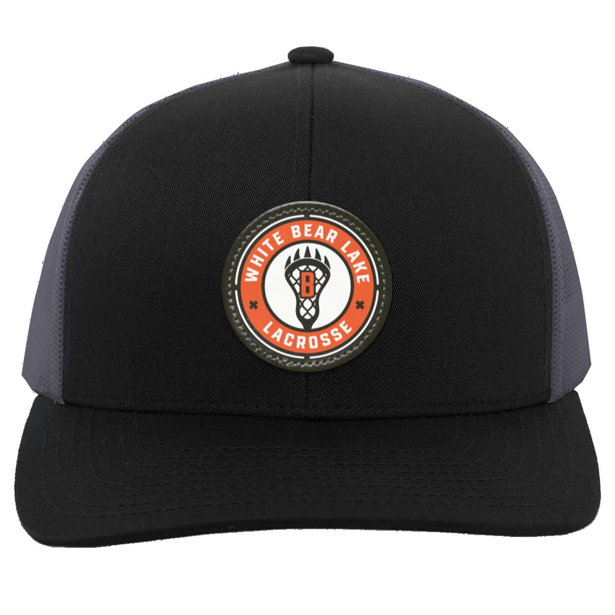 White Bear Lake Lacrosse Logo Snapback Trucker Patch Hat