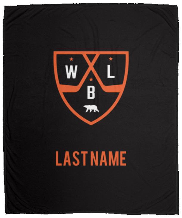 White Bear Lake Hockey Cozy Plush Fleece Blanket