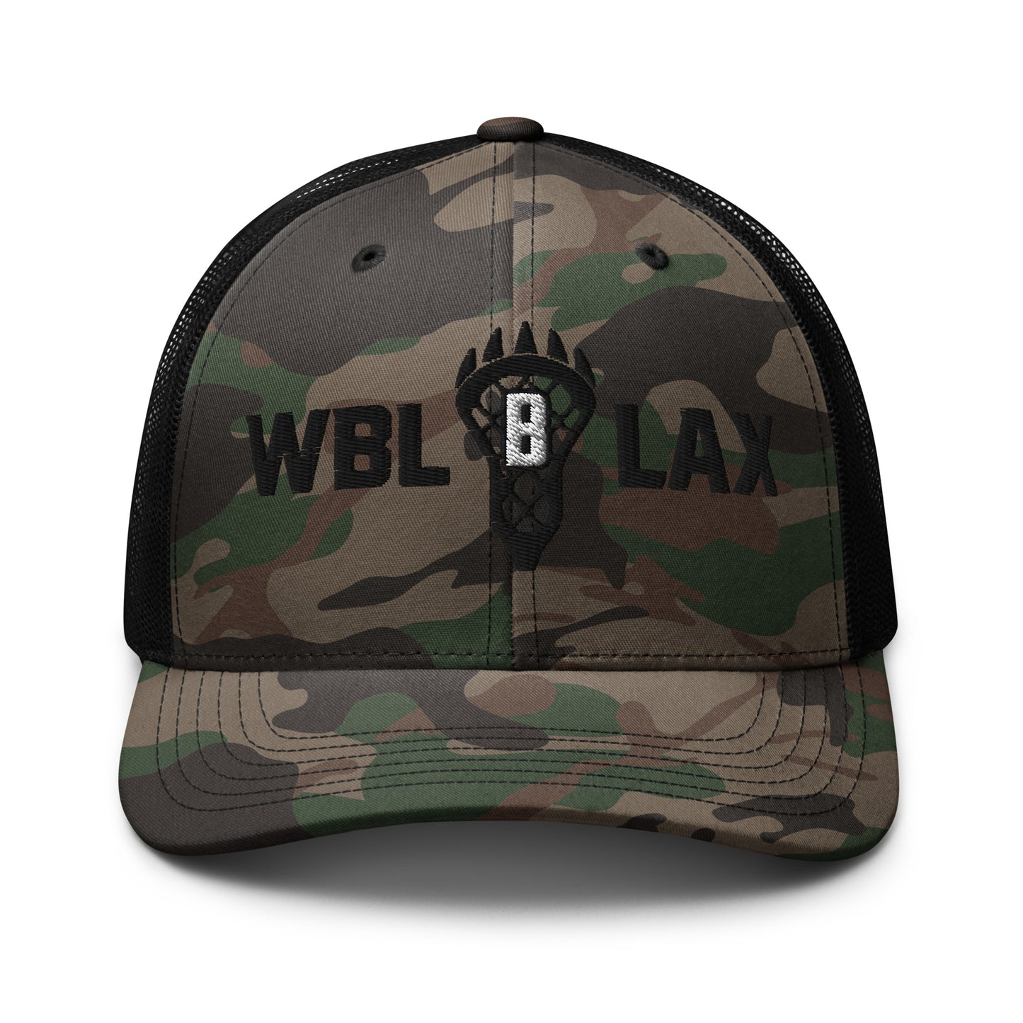WBLAX Camouflage Trucker Hat
