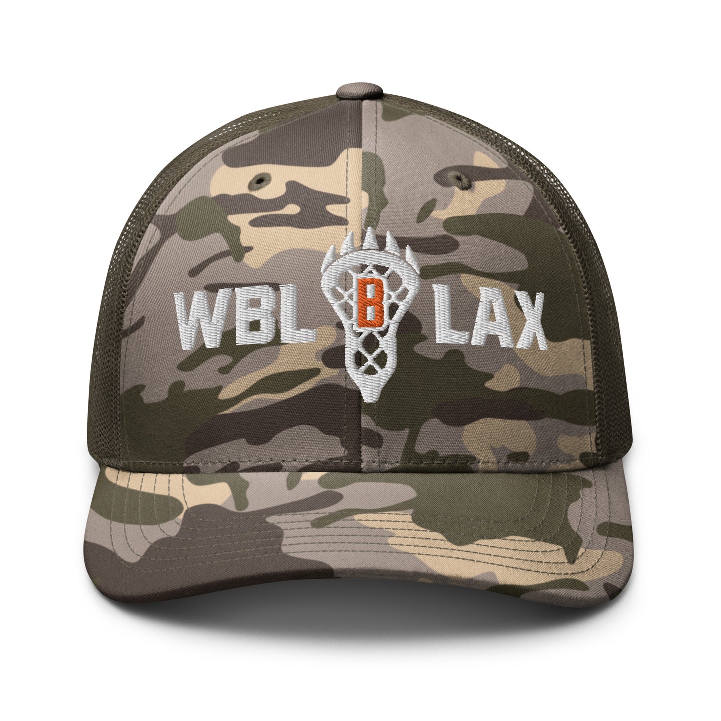 WBLAX Camouflage Trucker Hat