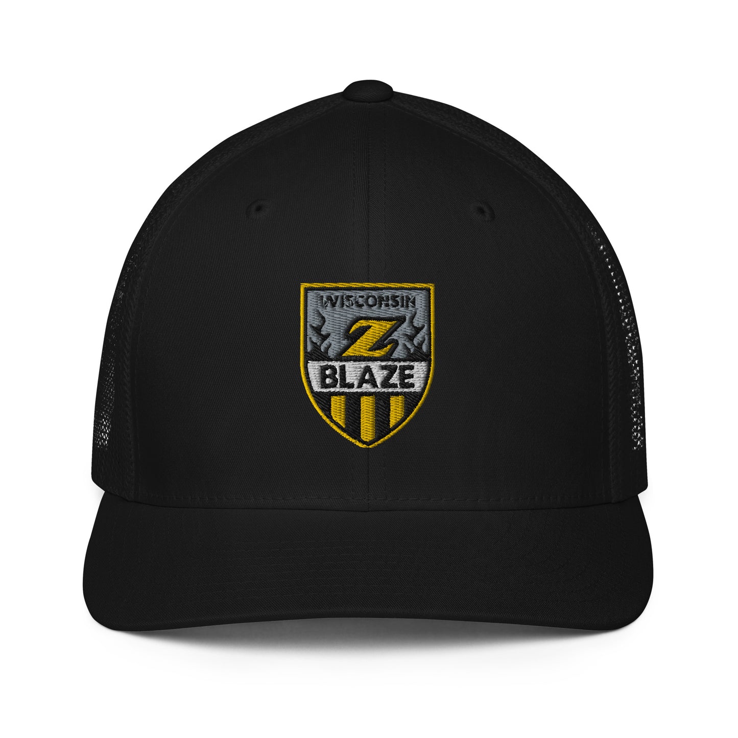 Wisconsin Blaze Hockey Closed-Back Trucker Cap