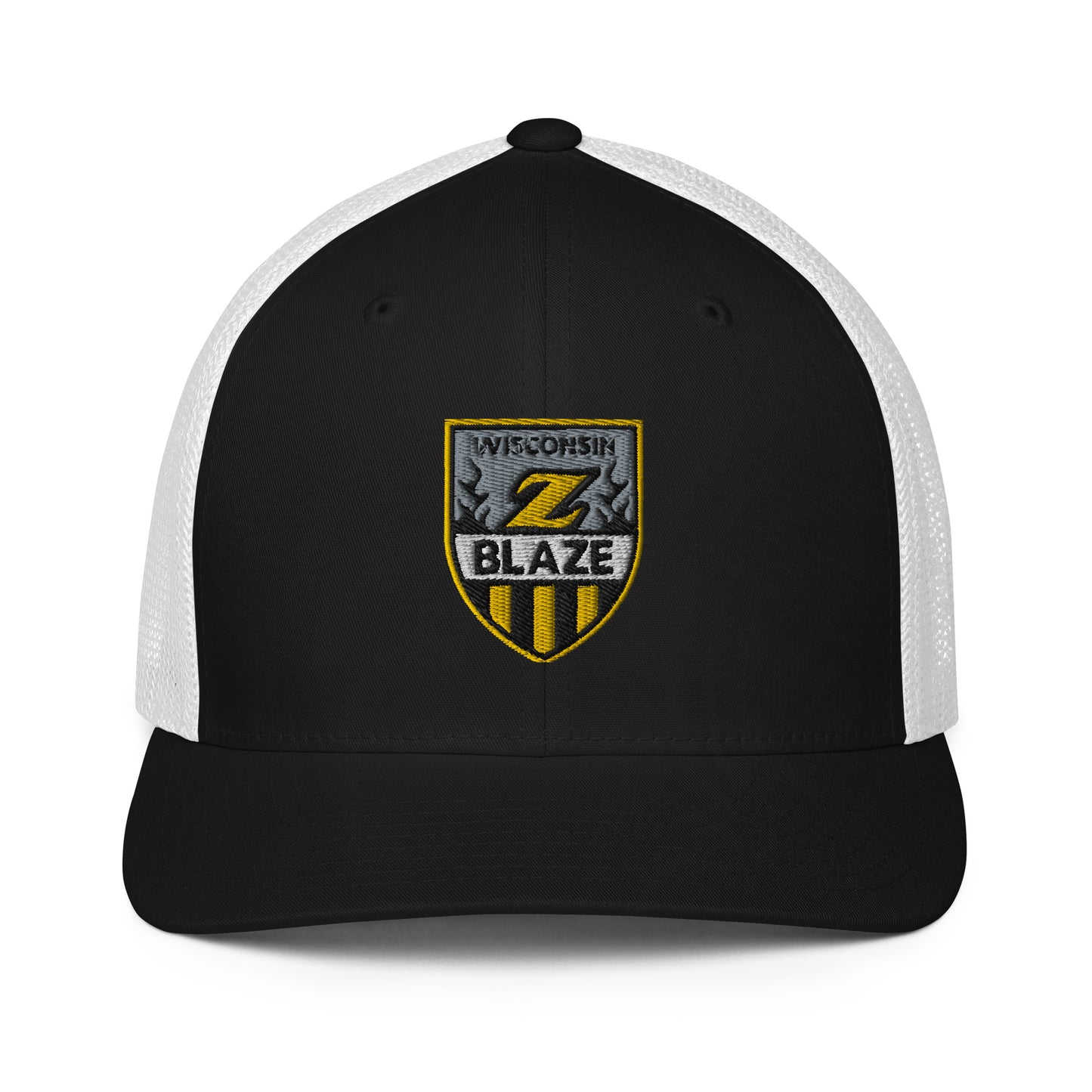 Wisconsin Blaze Hockey Closed-Back Trucker Cap