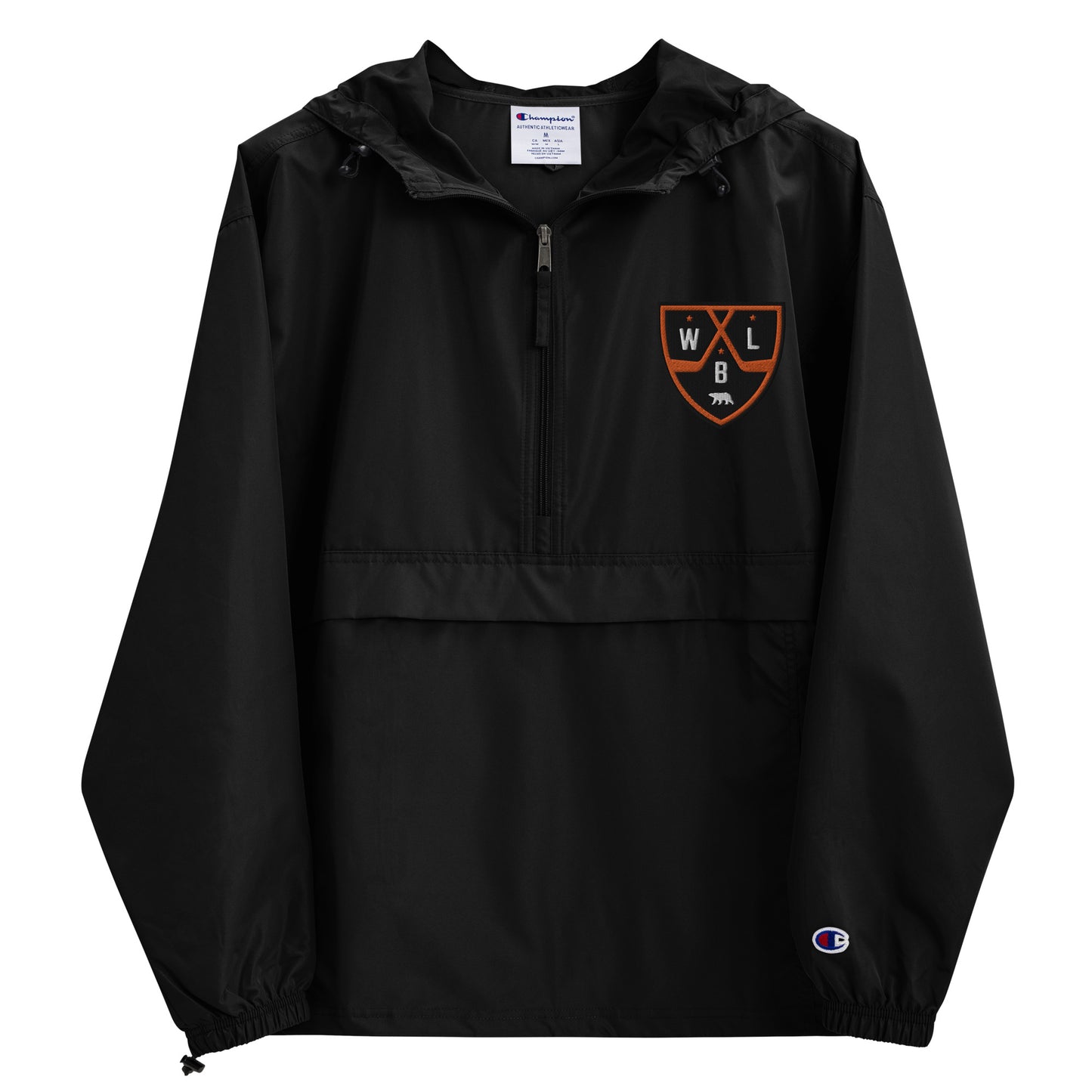 WBLAHA Shield Embroidered Champion Packable Jacket