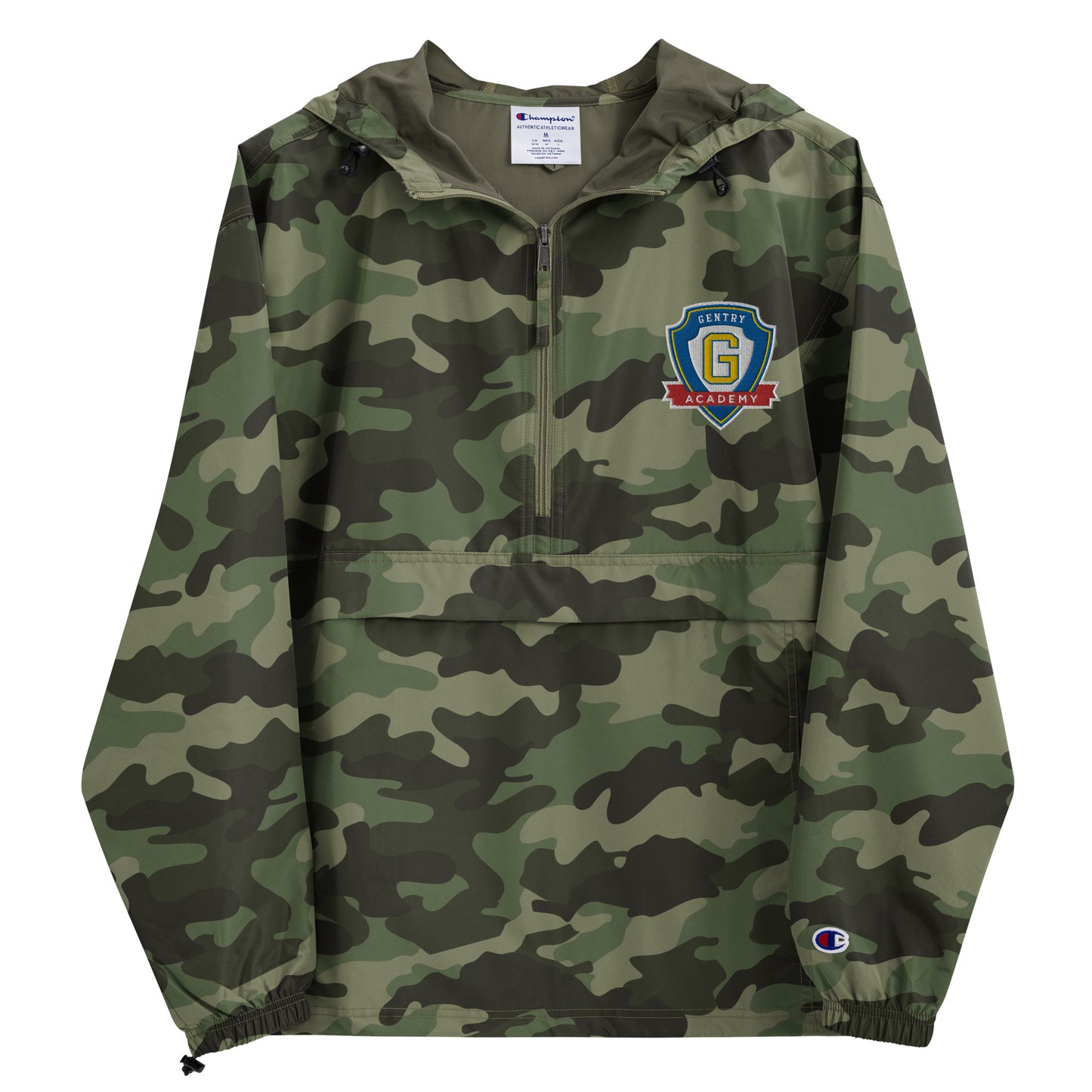 Gentry Shield Embroidered Champion Packable Jacket