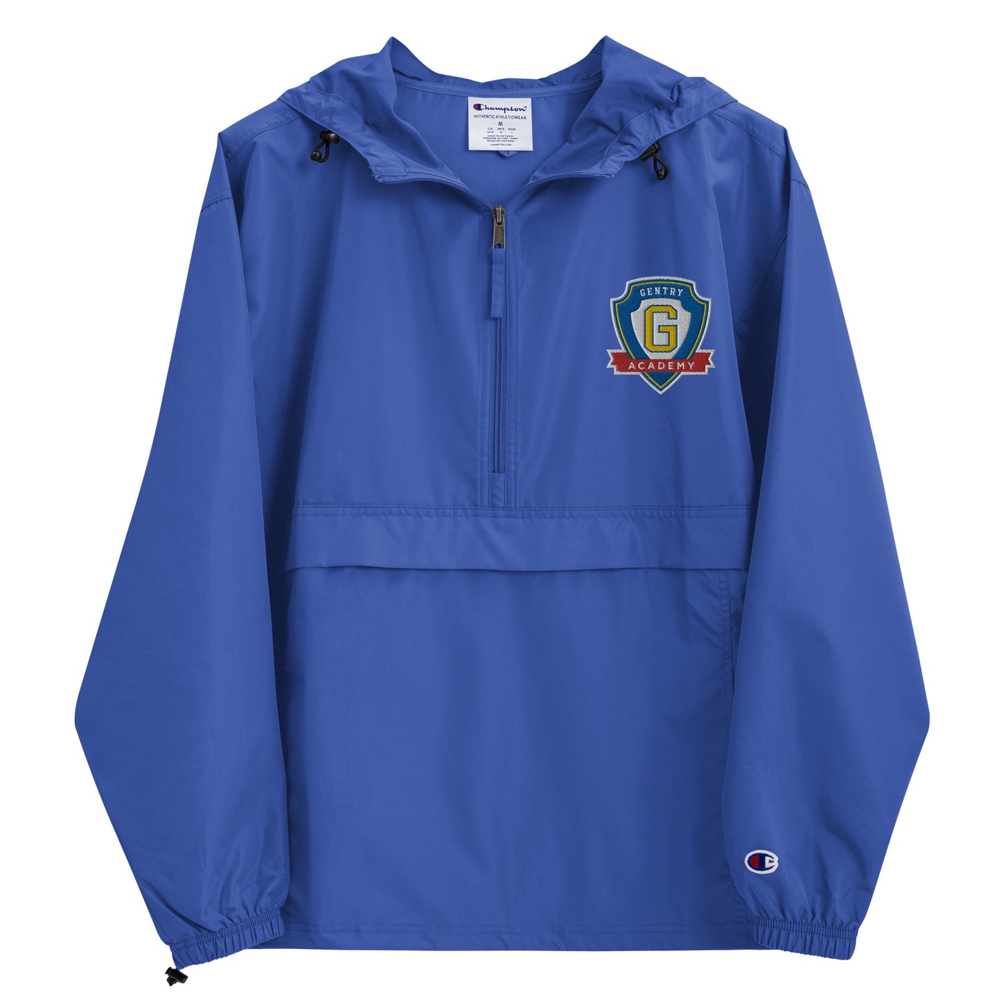Gentry Shield Embroidered Champion Packable Jacket