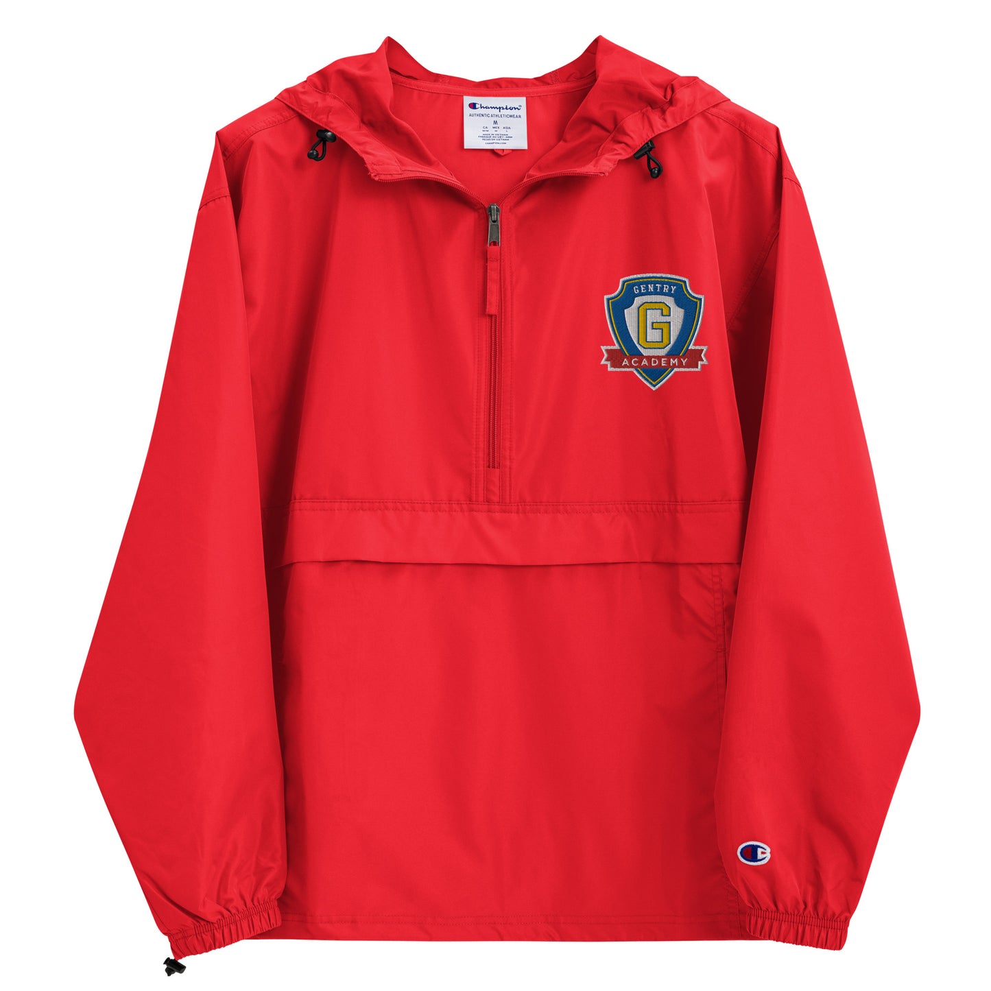 Gentry Shield Embroidered Champion Packable Jacket