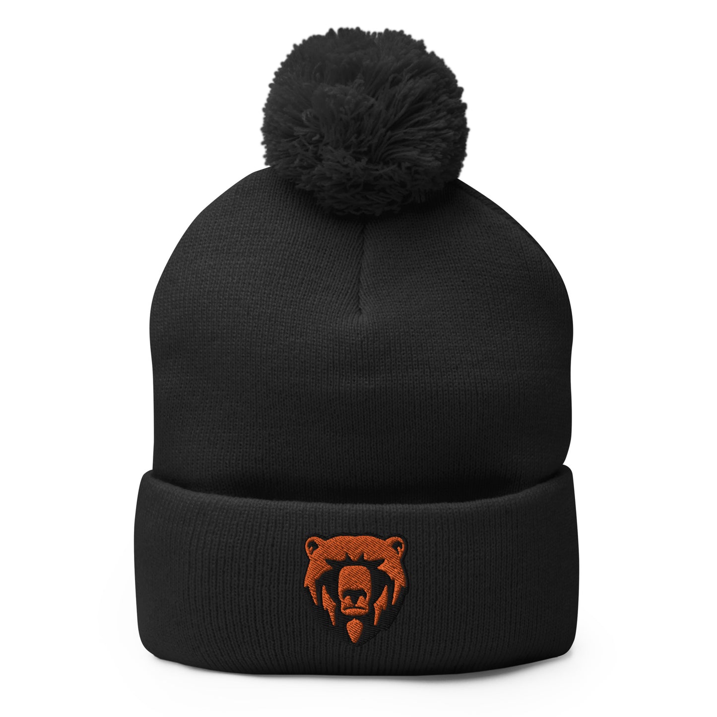 Angry Bear Pom-Pom Beanie