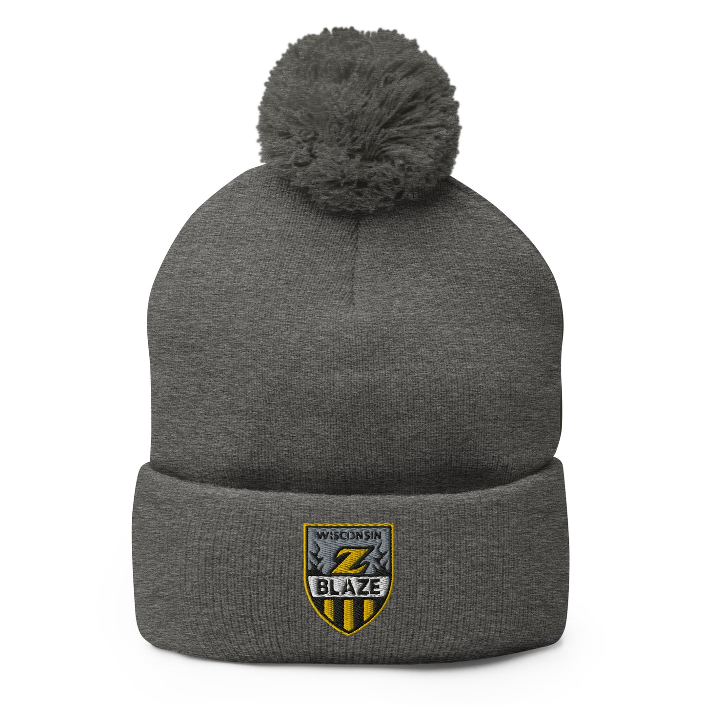 Wisconsin Blaze Hockey Pom-Pom Beanie
