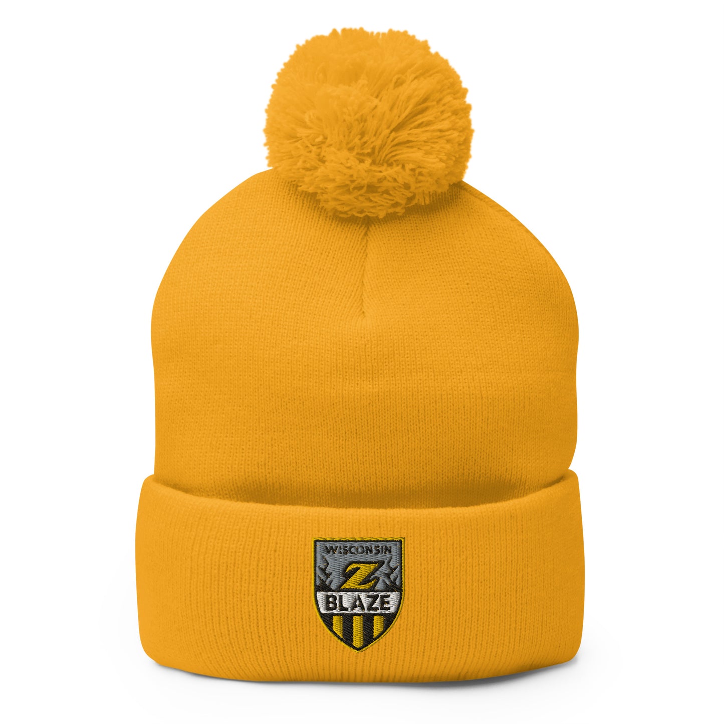 Wisconsin Blaze Hockey Pom-Pom Beanie