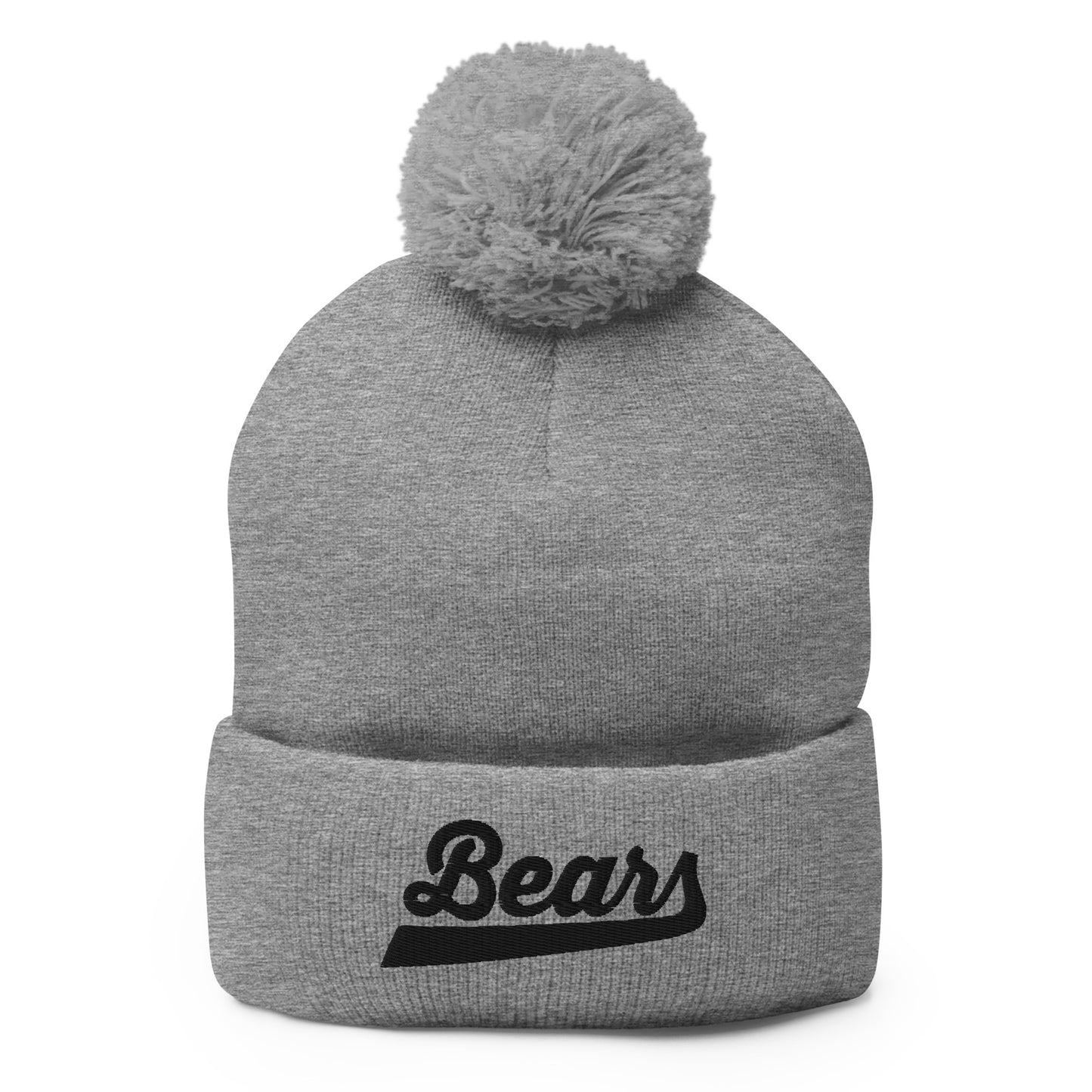 WBL Football Bears Pom-Pom Beanie