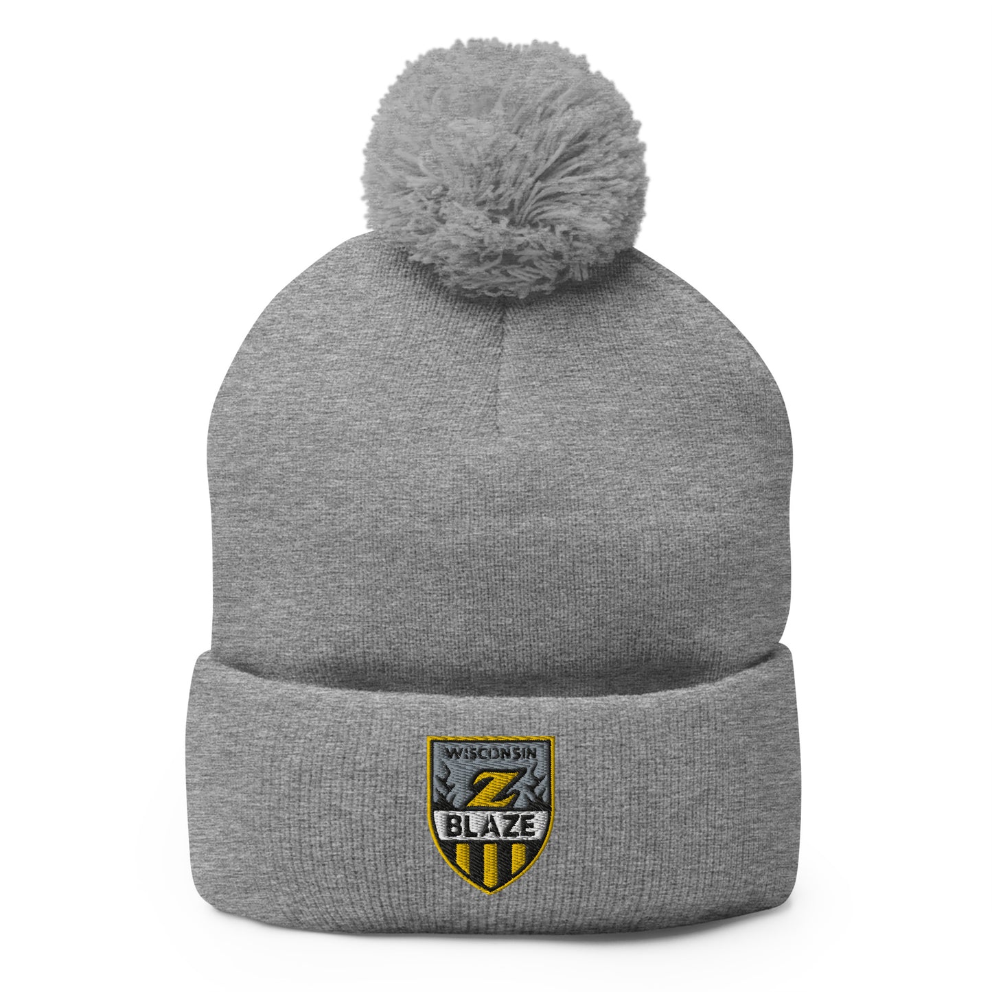 Wisconsin Blaze Hockey Pom-Pom Beanie