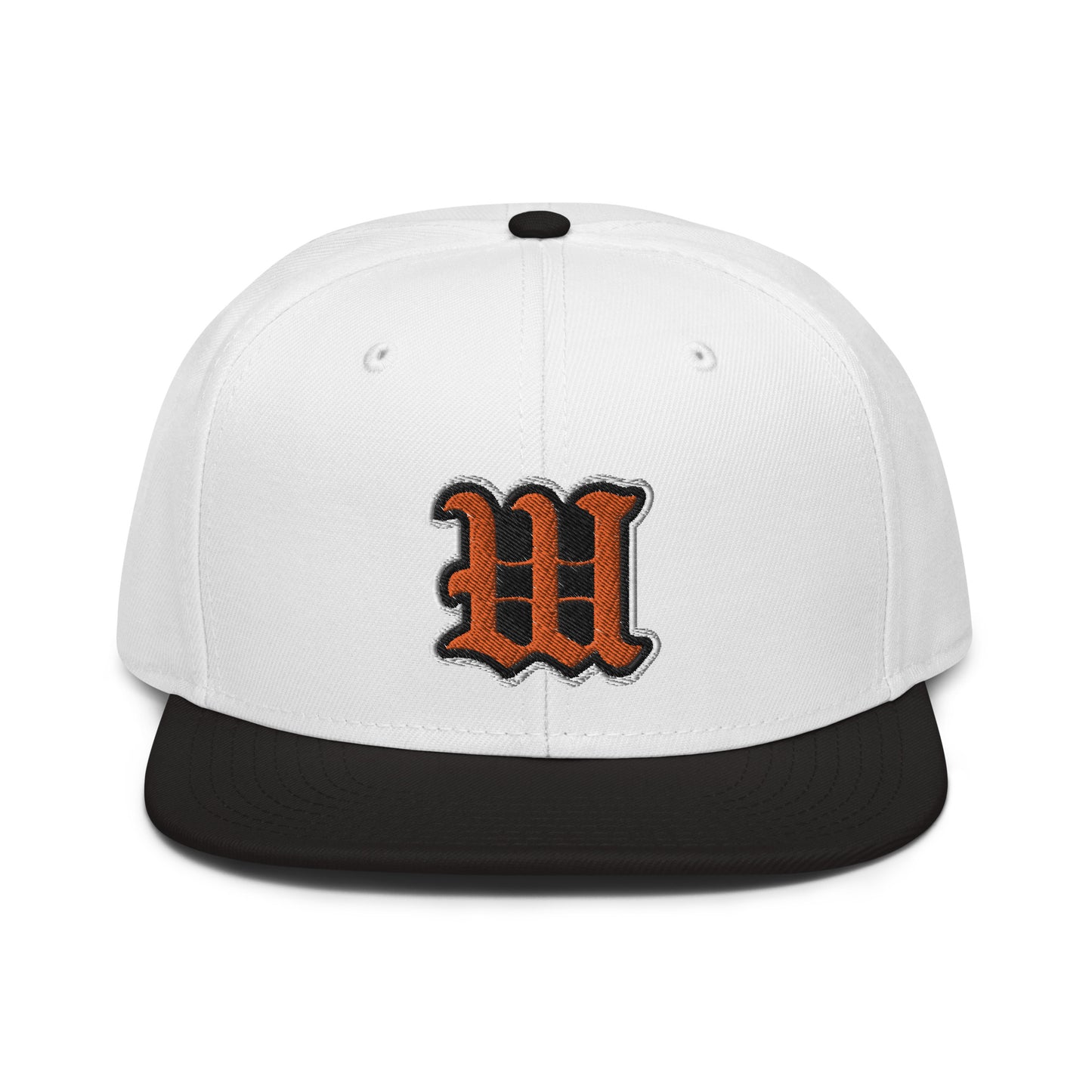 White Bear Lake Baseball Blackletter W Snapback Hat