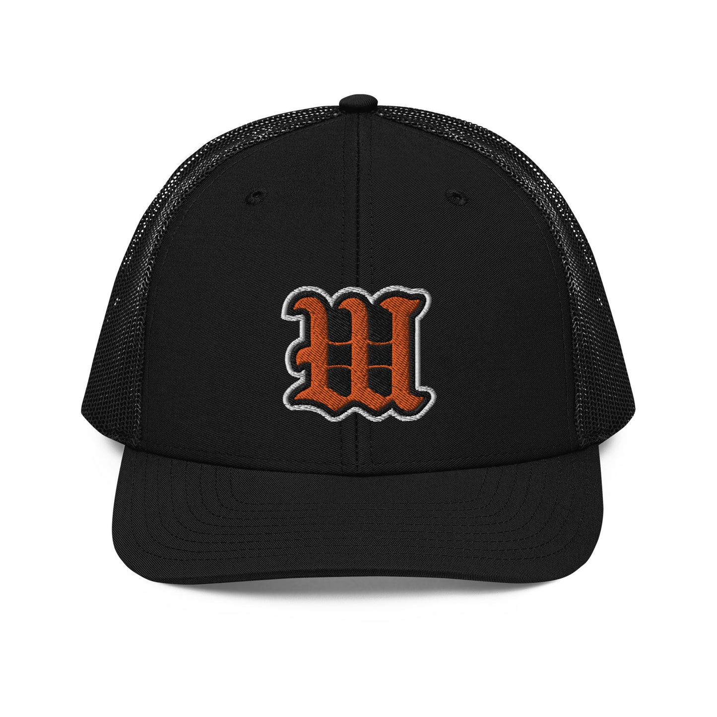 White Bear Lake Baseball Blackletter W Trucker Cap