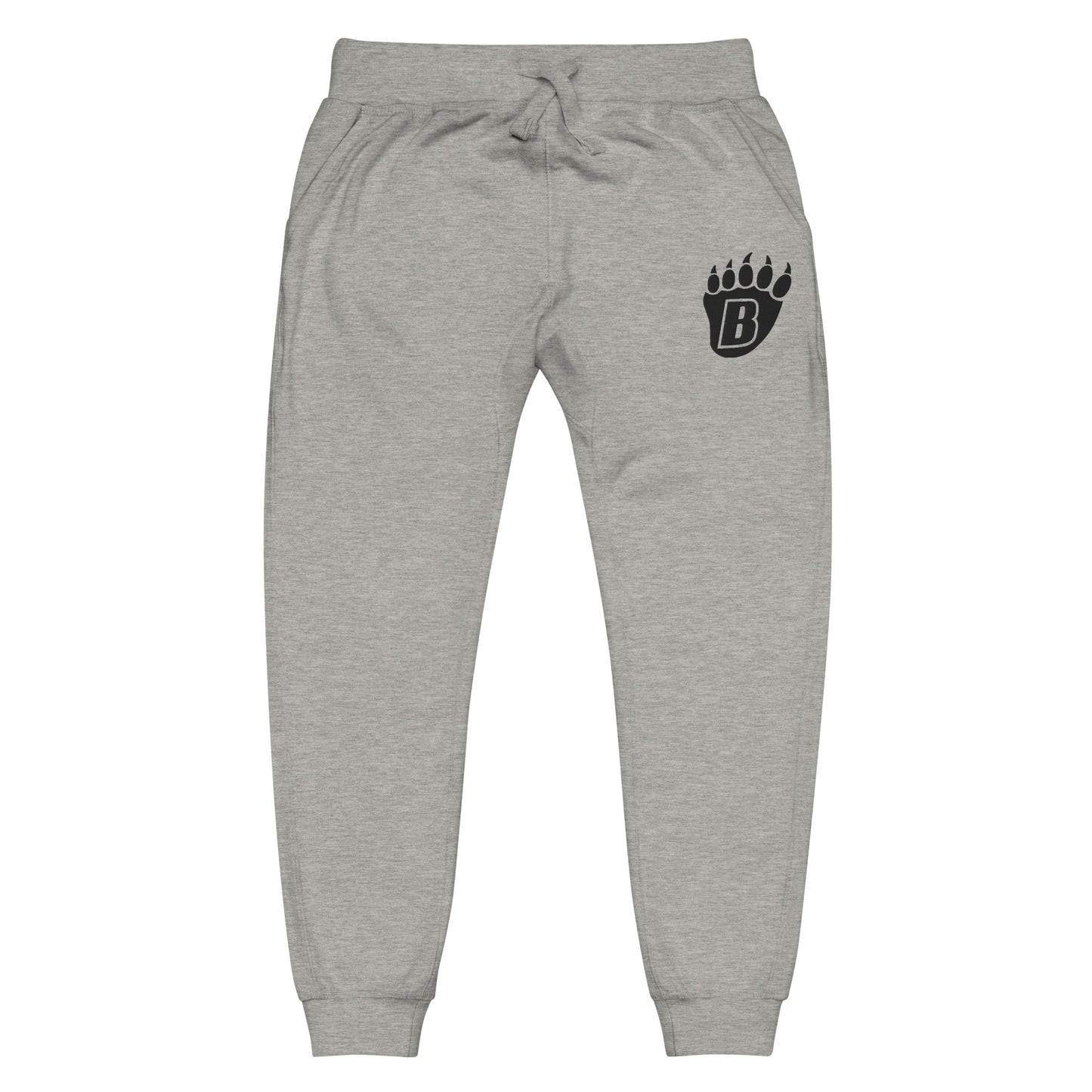 White Bear Lake Bear Paw Embroidered Fleece Sweatpants