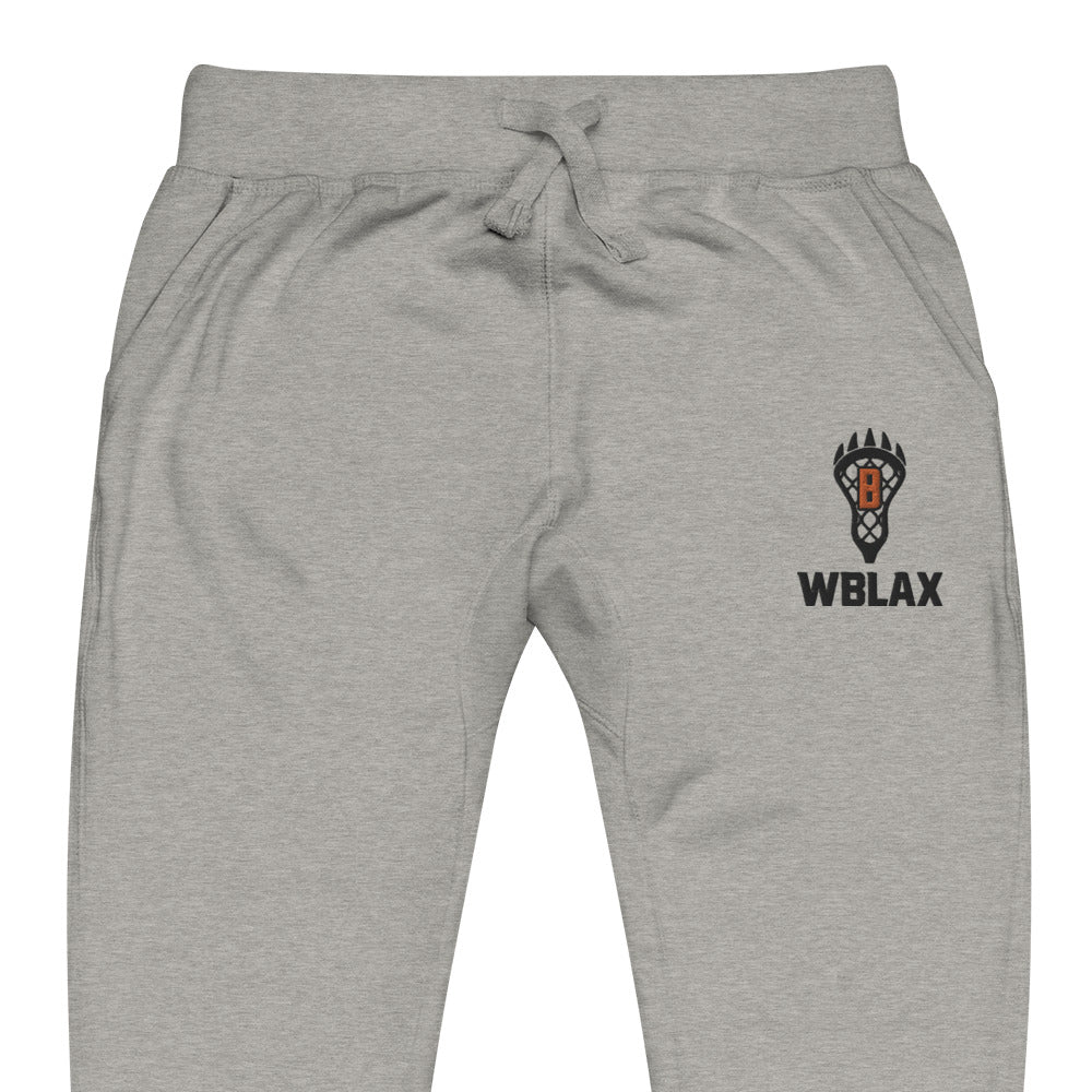 WBLAX Embroidered Fleece Sweatpants