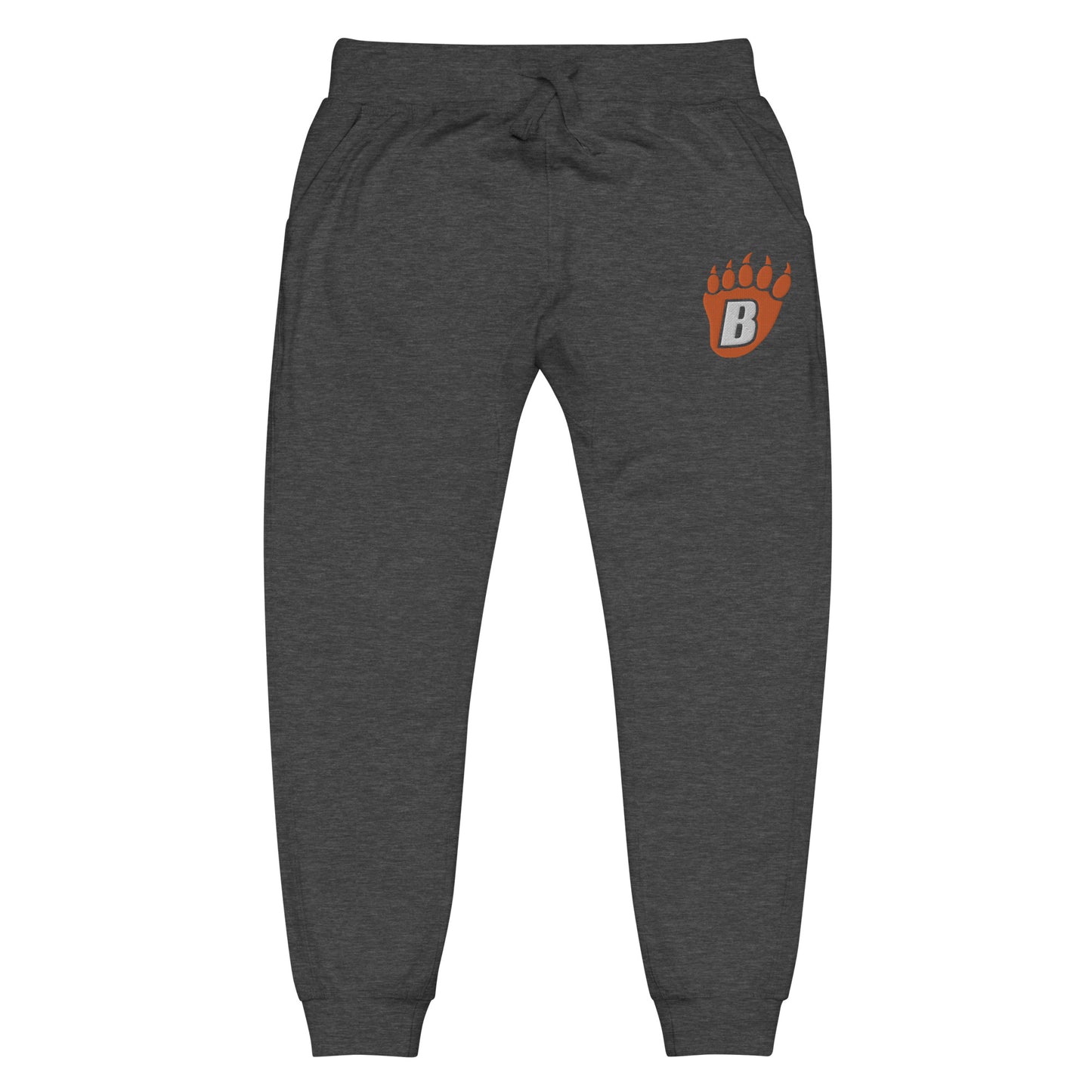 White Bear Lake Bear Paw Embroidered Fleece Sweatpants