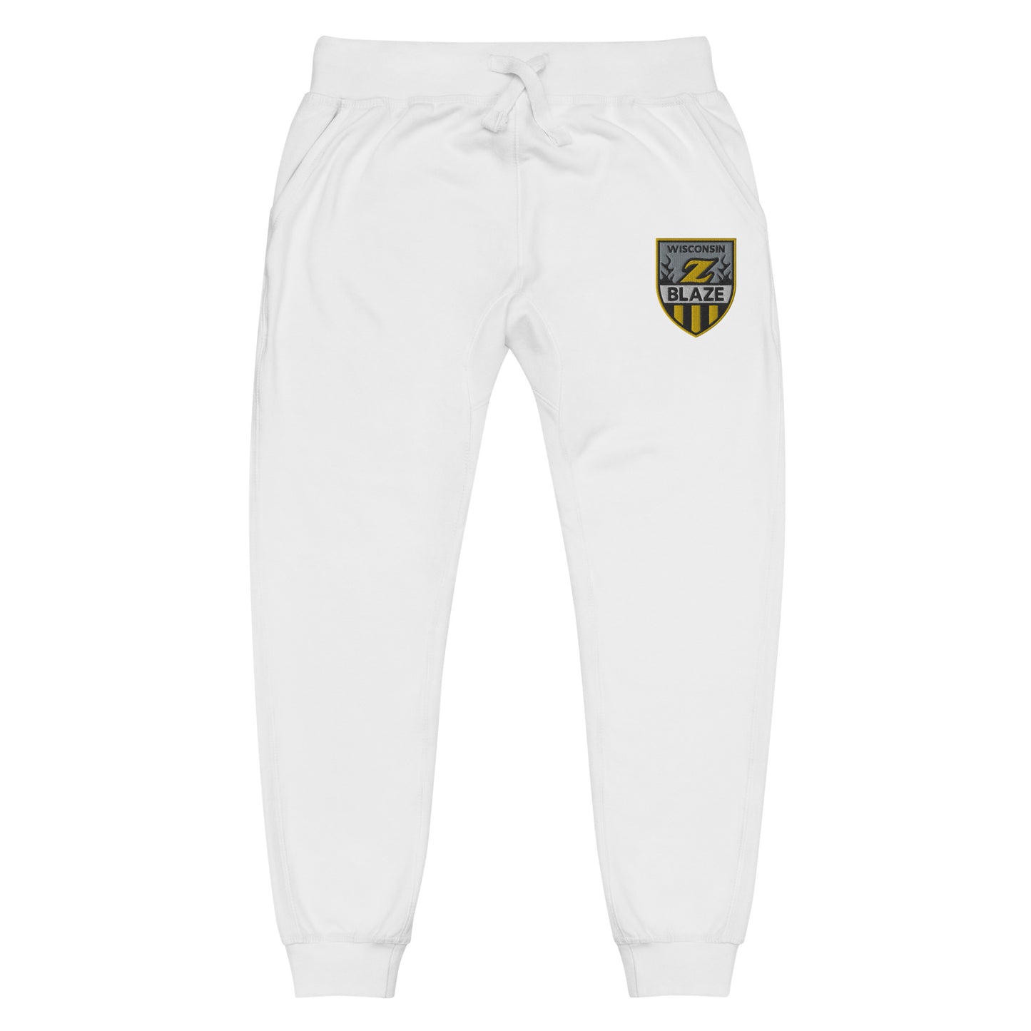 Wisconsin Blaze Hockey Embroidered Unisex Fleece Sweatpants