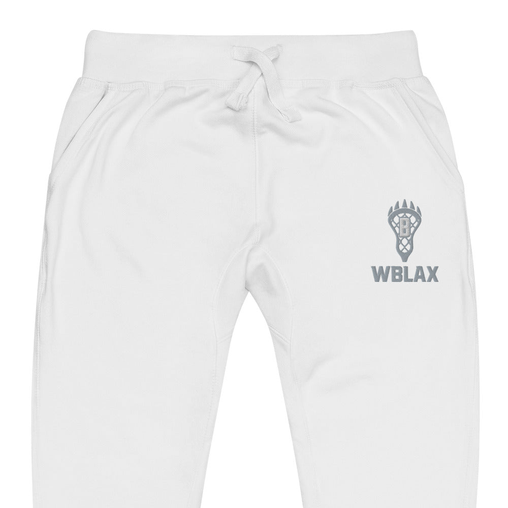 WBLAX Embroidered Fleece Sweatpants