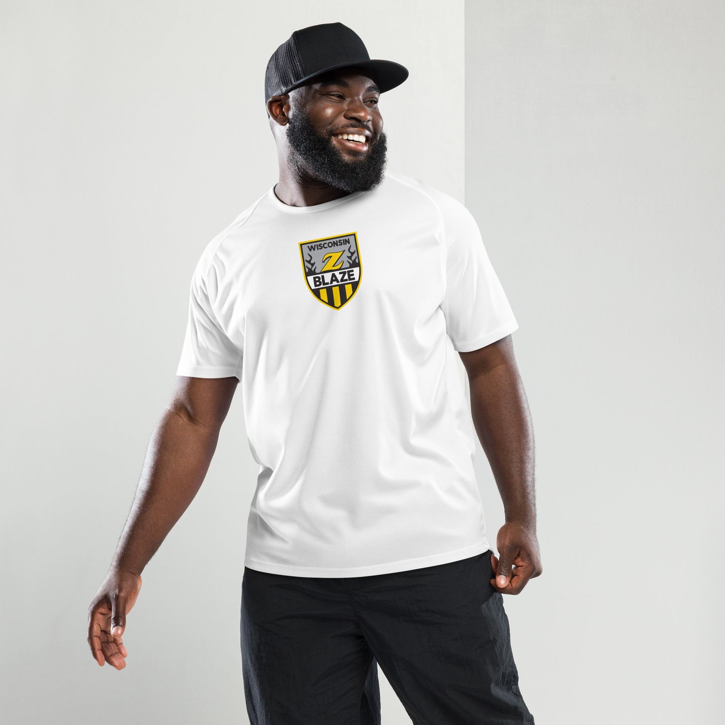 Wisconsin Blaze Hockey Unisex Mesh Performance Tee