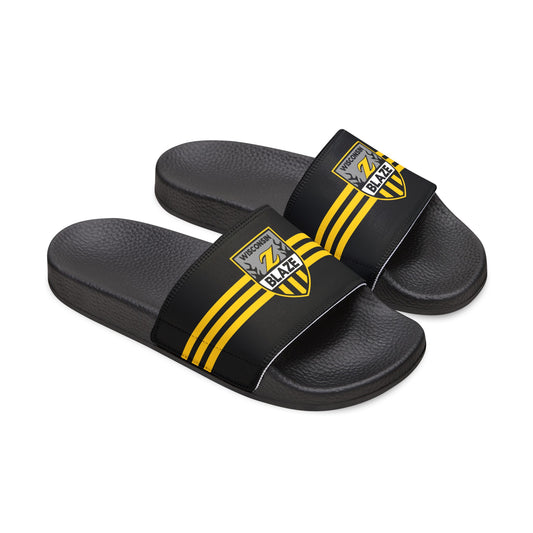 Wisconsin Blaze Hockey Youth Removable-Strap Sandals