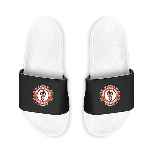 White Bear Lake Lacrosse Black Youth Removable-Strap Sandals