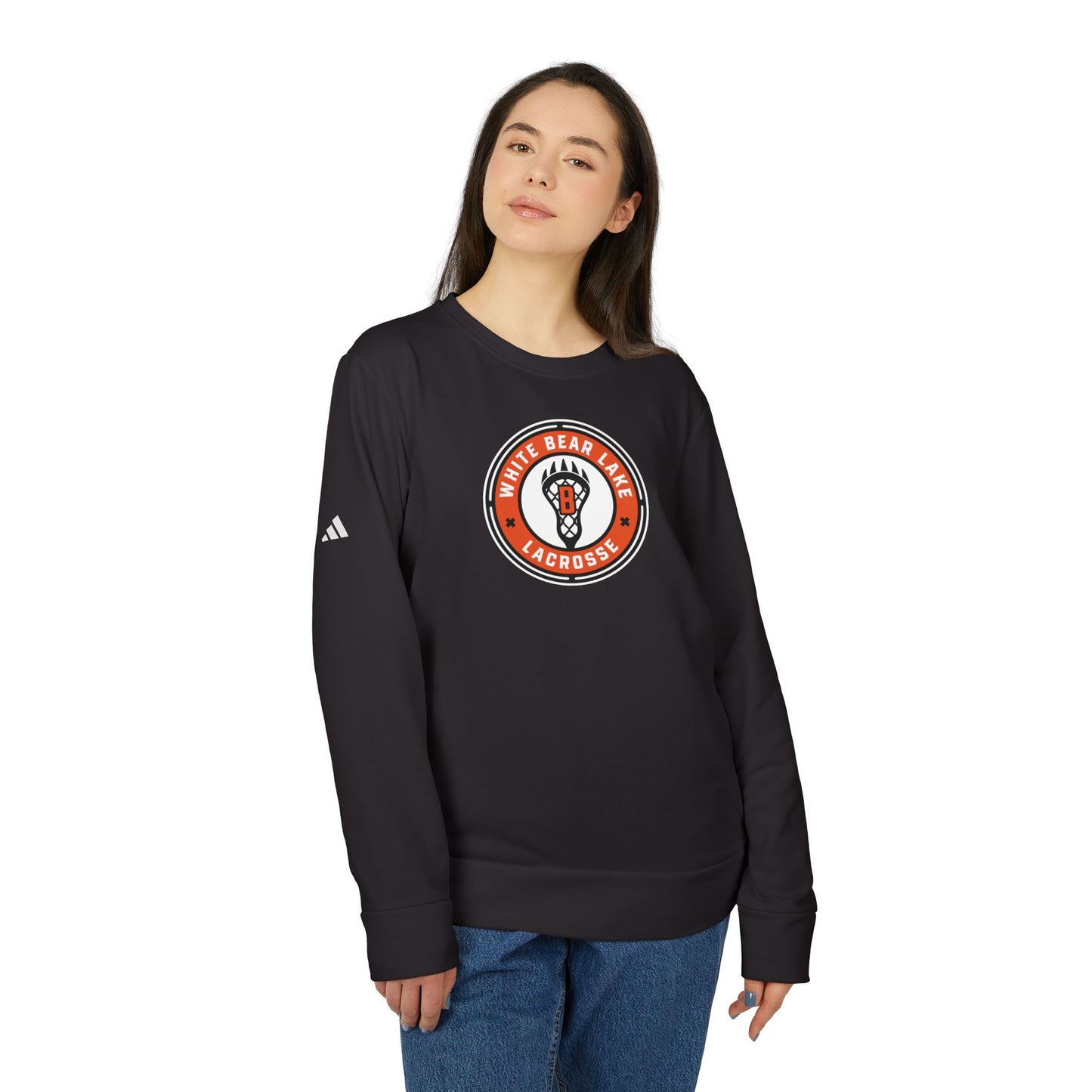 White Bear Lake Lacrosse Adidas Unisex Fleece Crewneck Sweatshirt