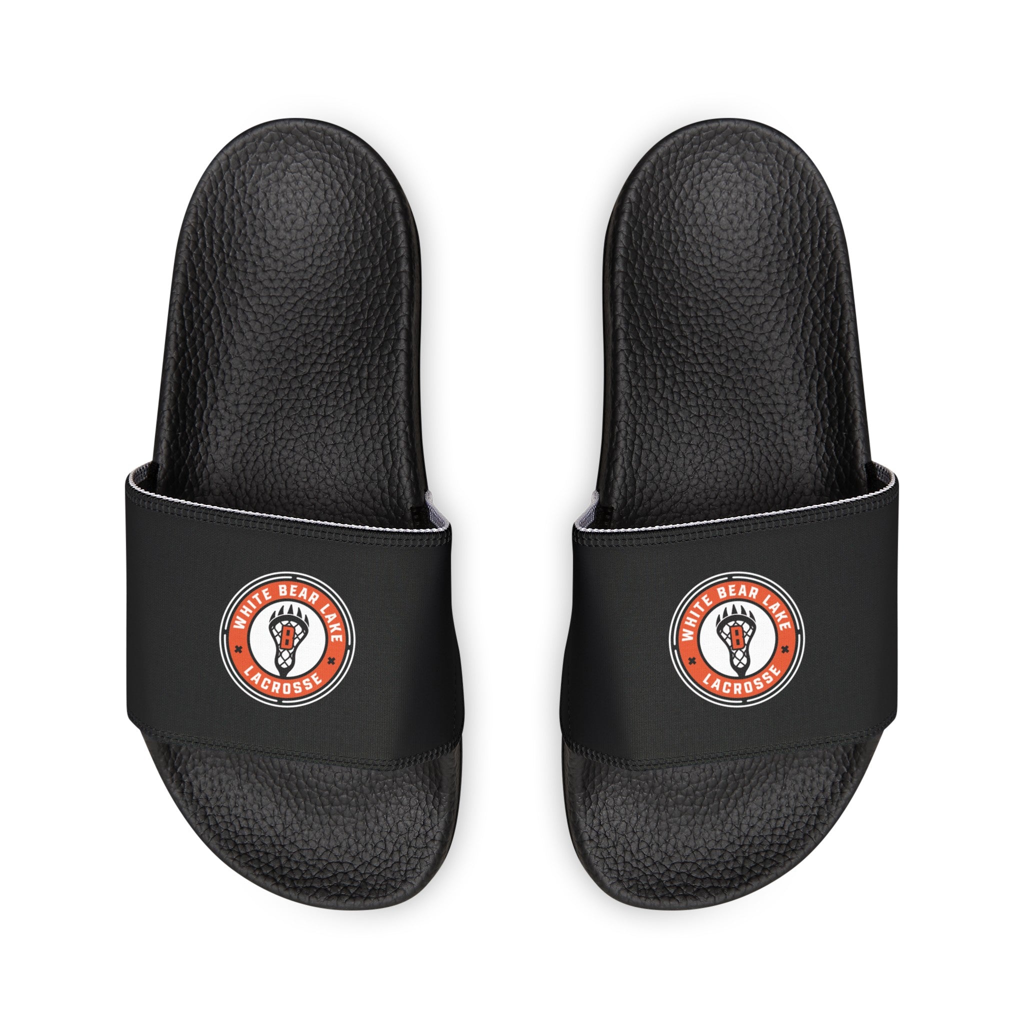 White Bear Lake Lacrosse Black Youth Removable-Strap Sandals
