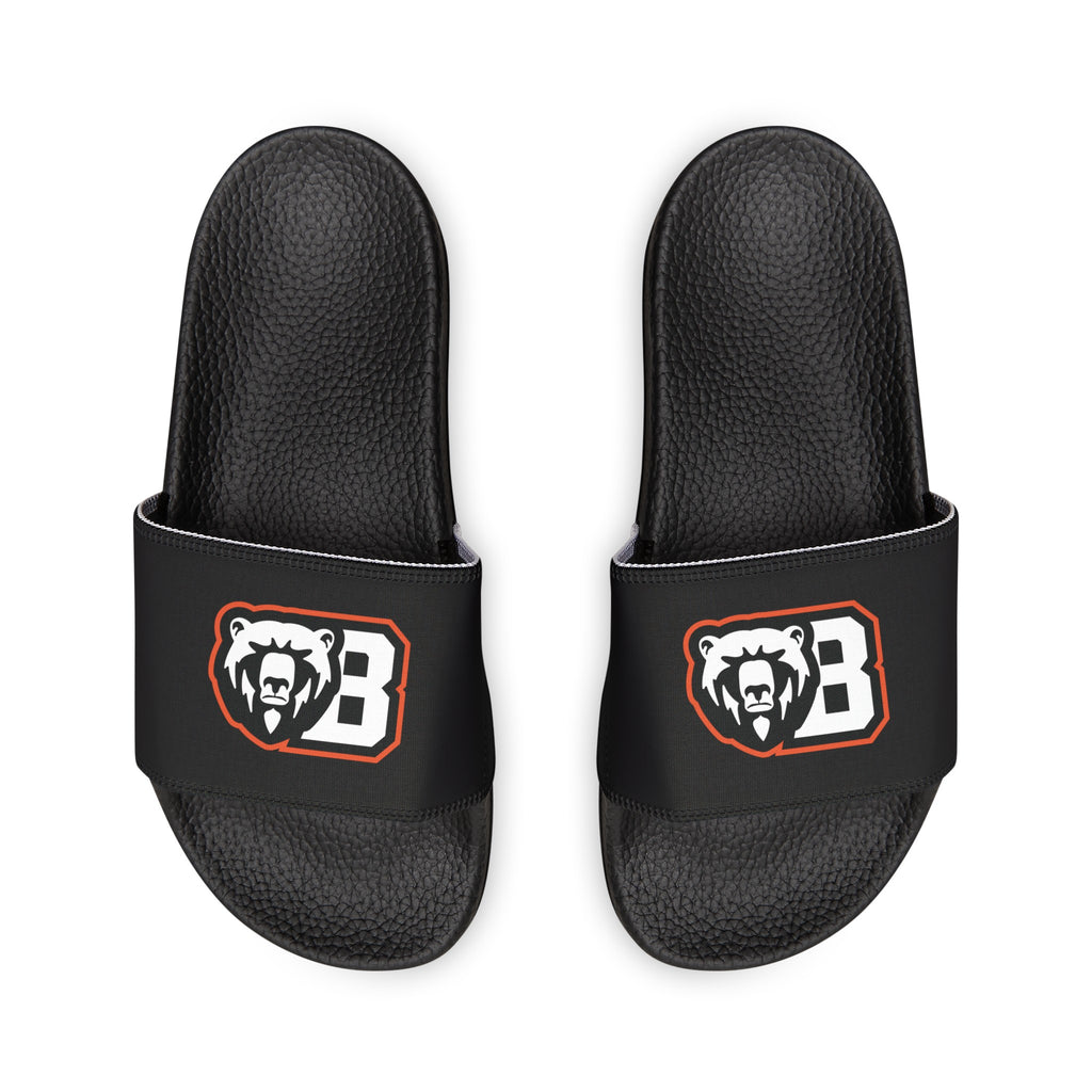 White Bear Lake Football Black Youth Removable-Strap Sandals